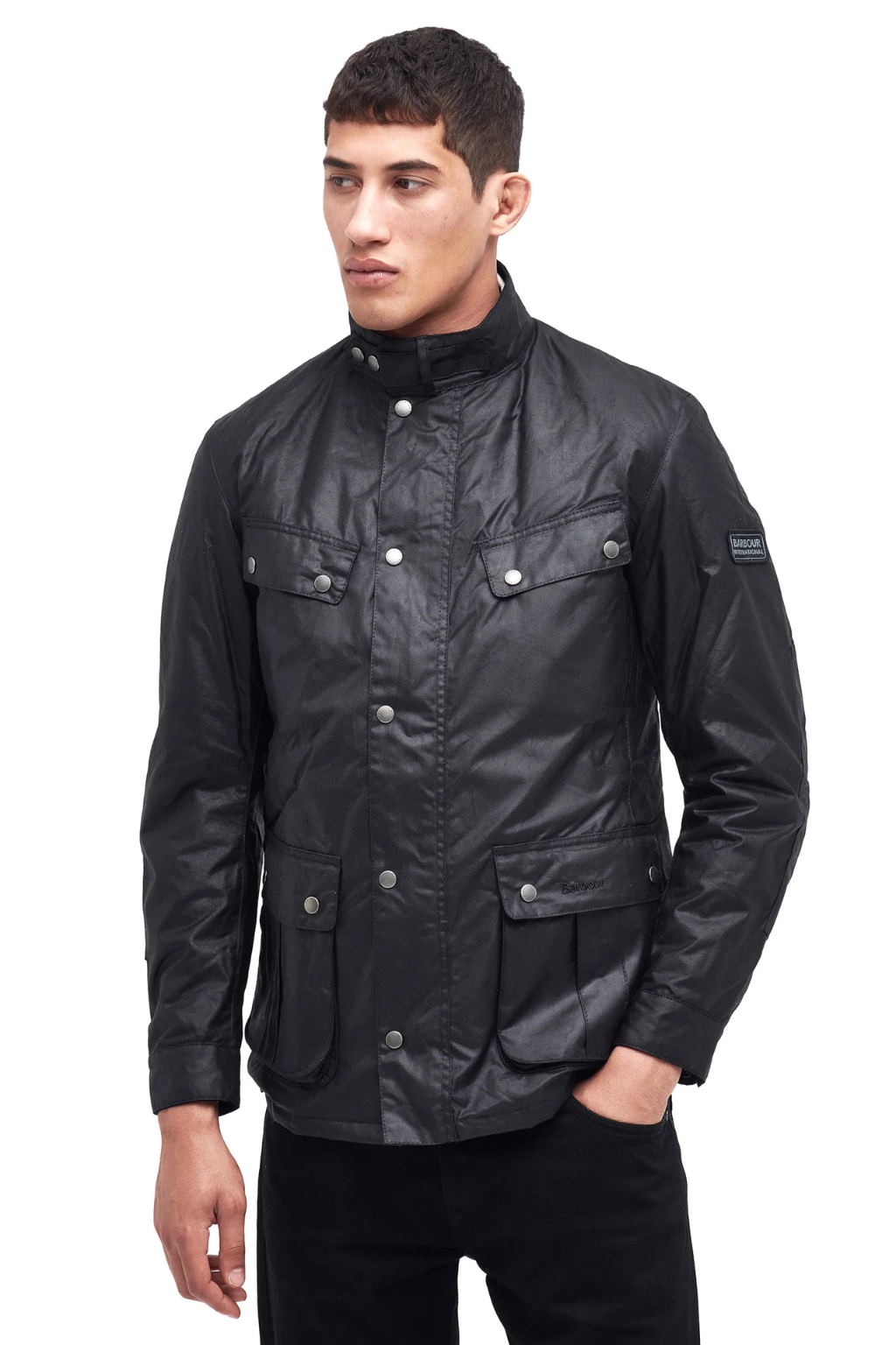 Barbour International giacca Duke Waxed
