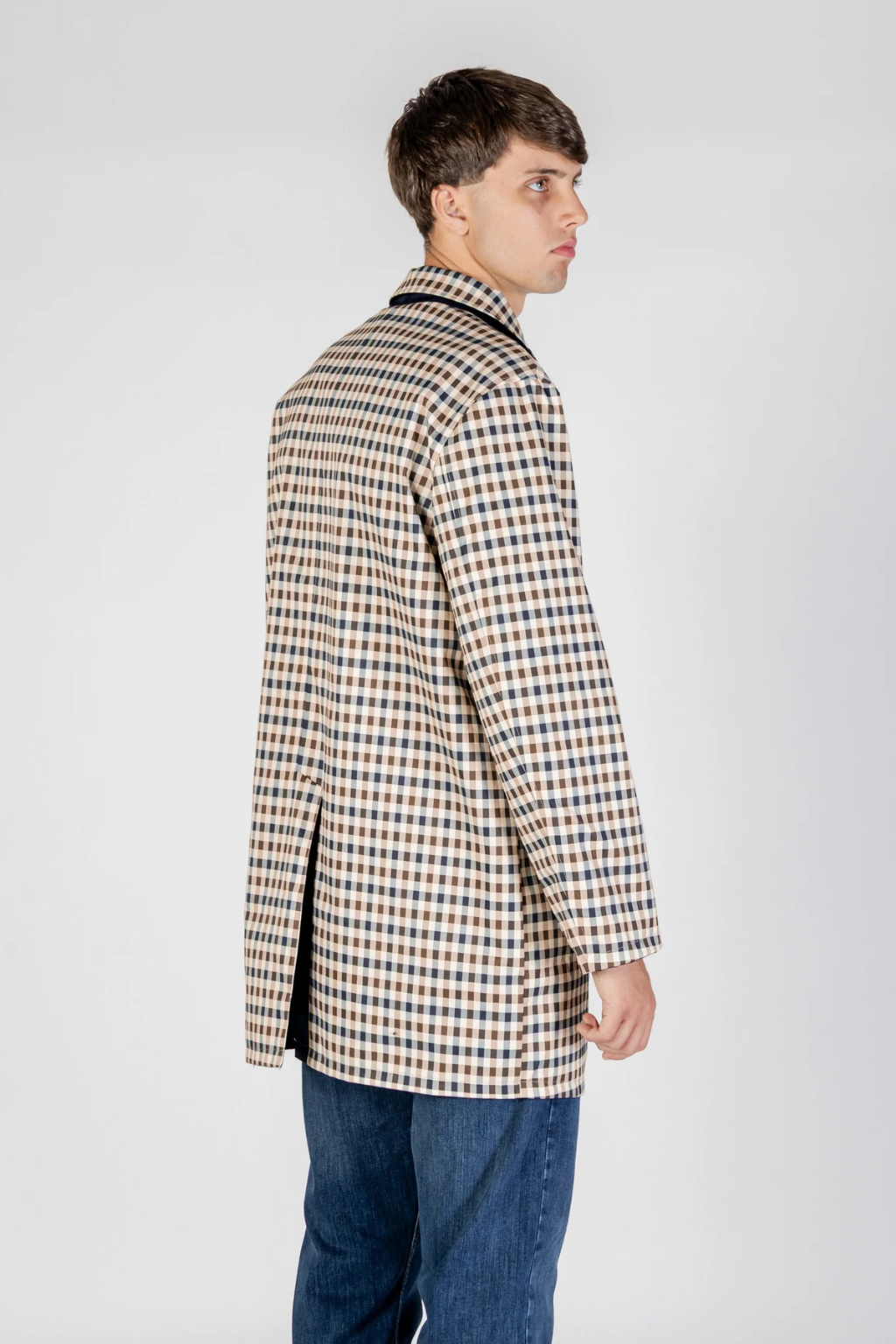 aquascutum archival reversible mid coat