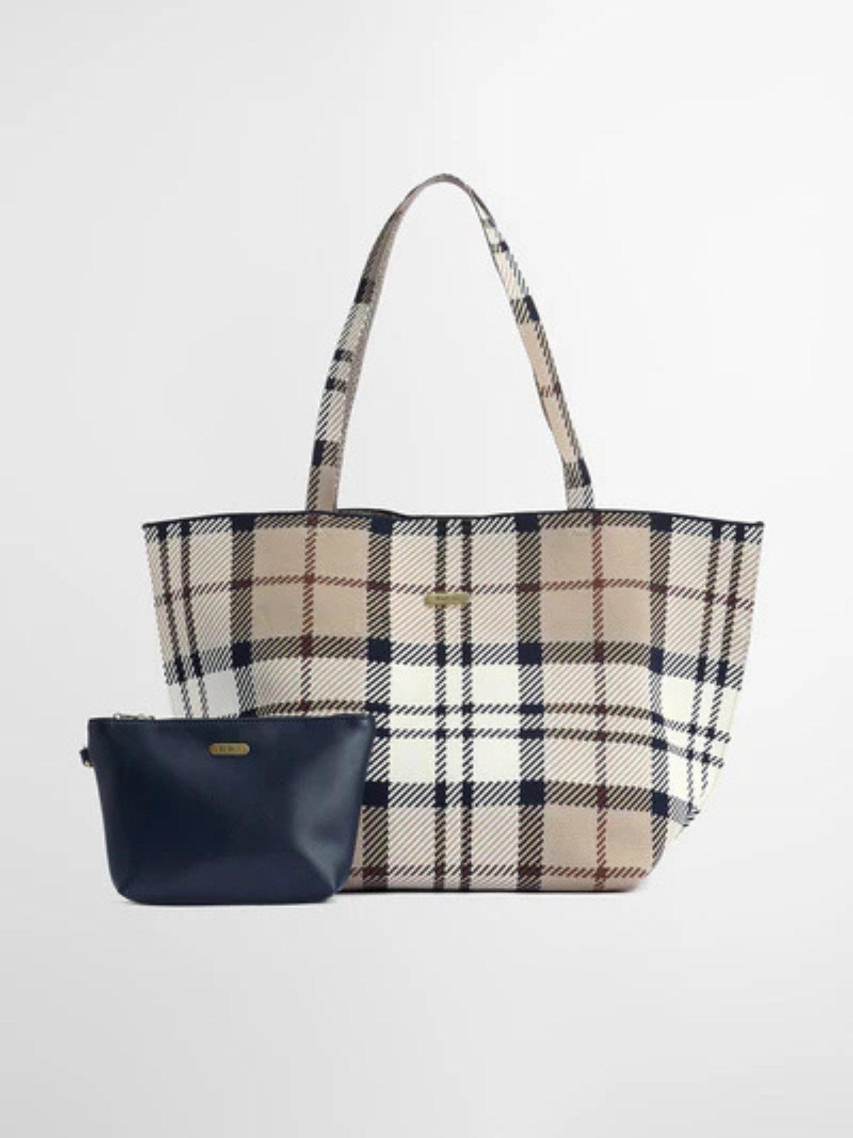 BARBOUR LADY Borsa tote grande in tartan Layla