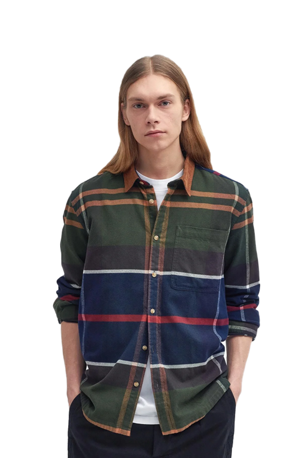 Barbour Camicia in tartan oversize