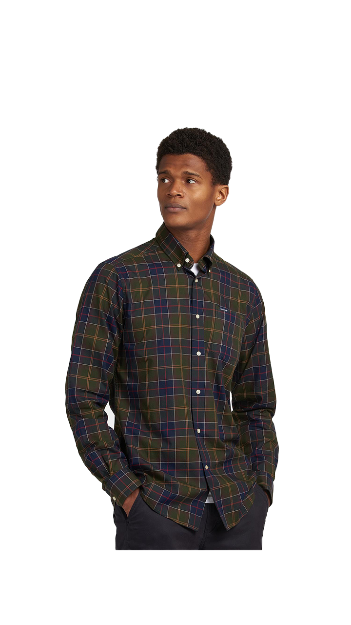 Barbour Camicia Wetheram taglio sartoriale
