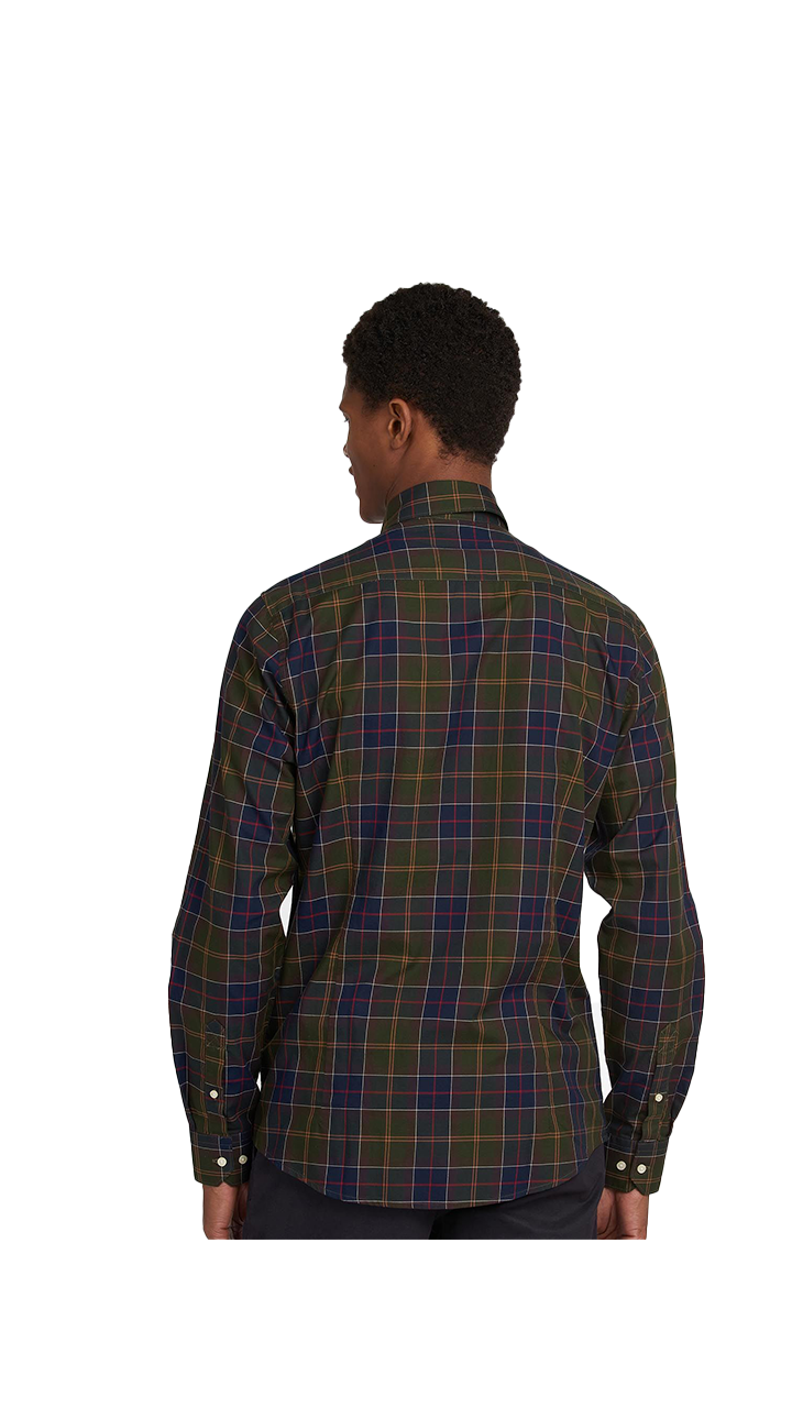 Barbour Camicia Wetheram taglio sartoriale