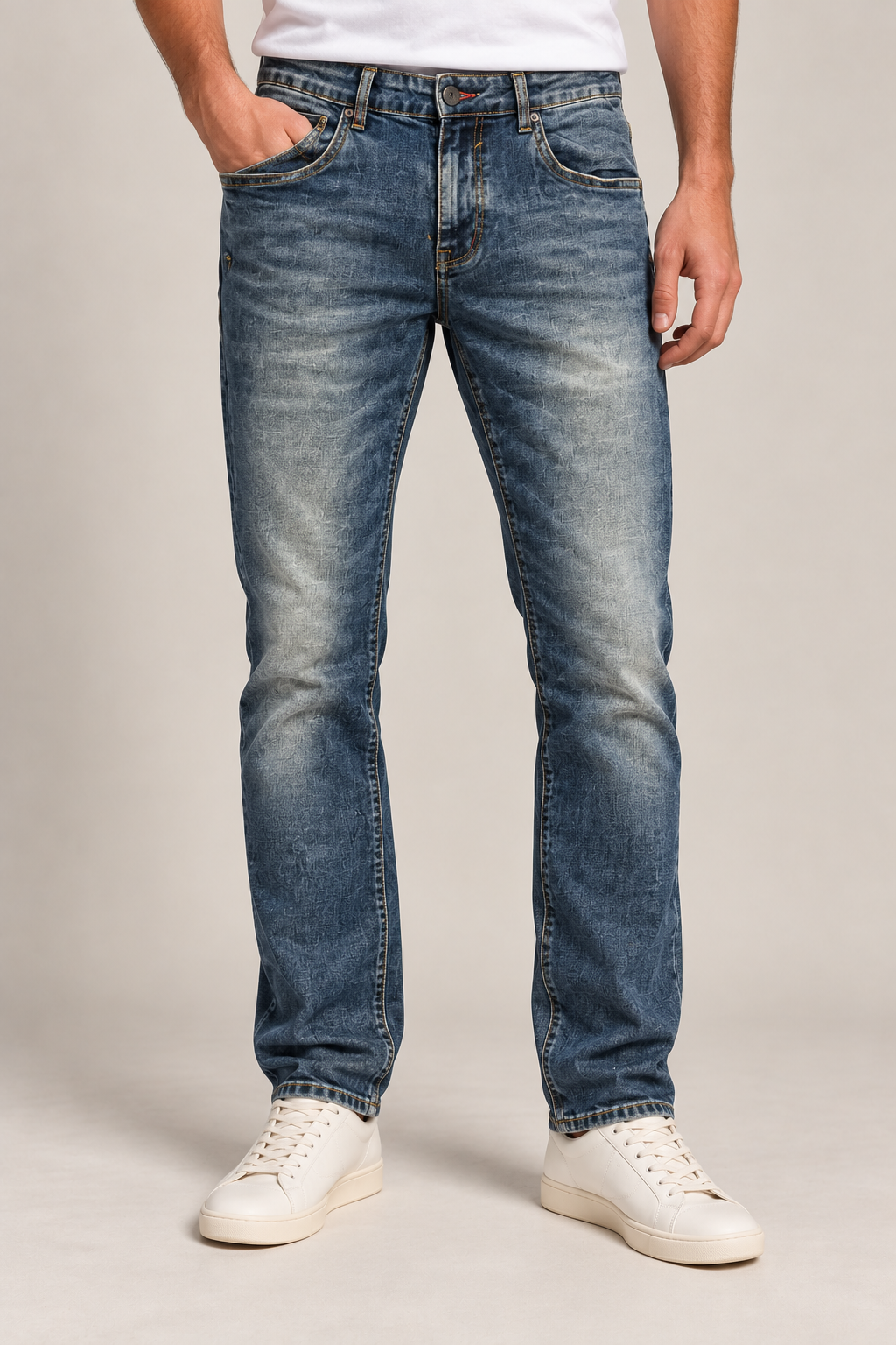 ytual pantalone tommy dirty lungo super flex