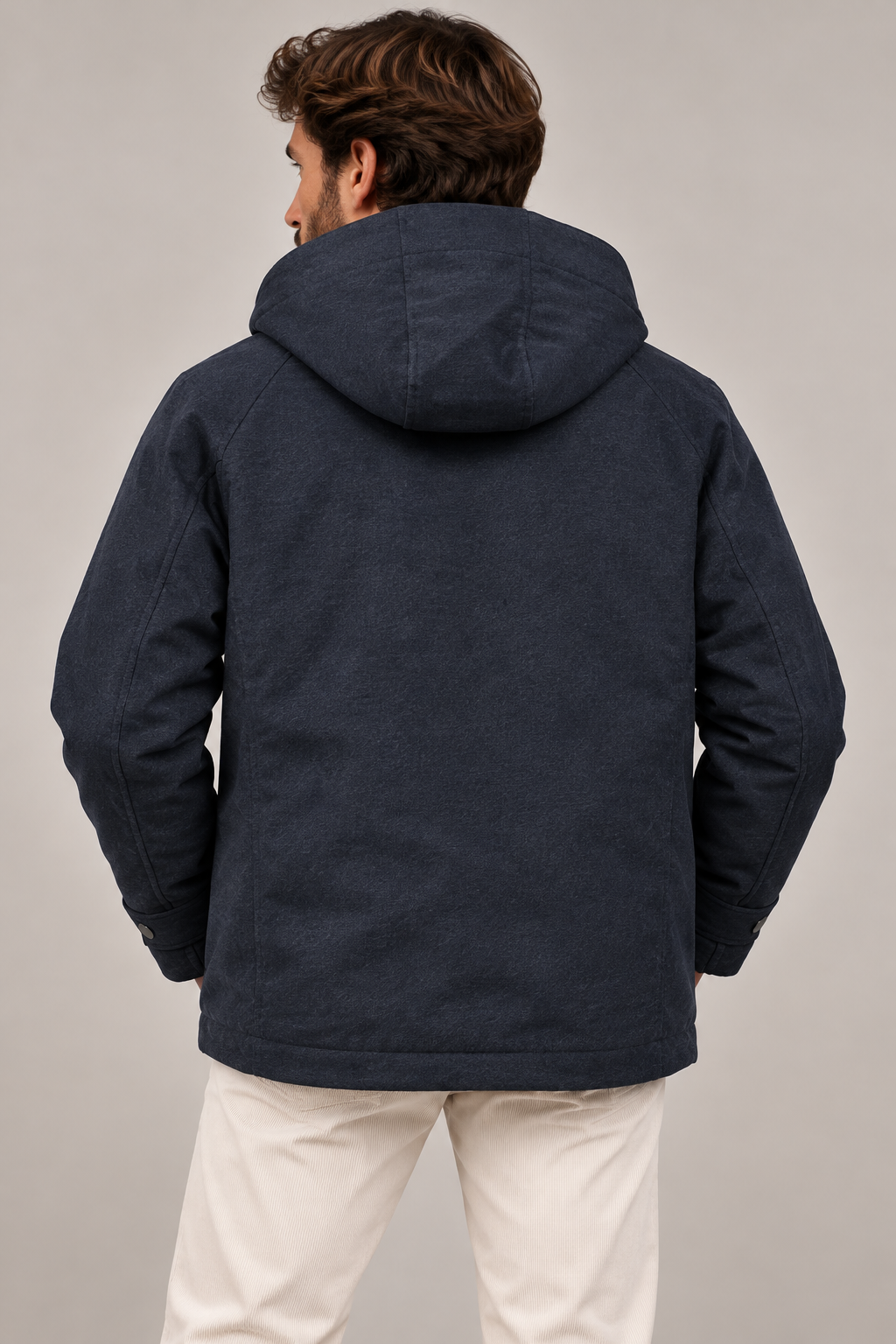 FORTOWN parka corto spigato con cappuccio
