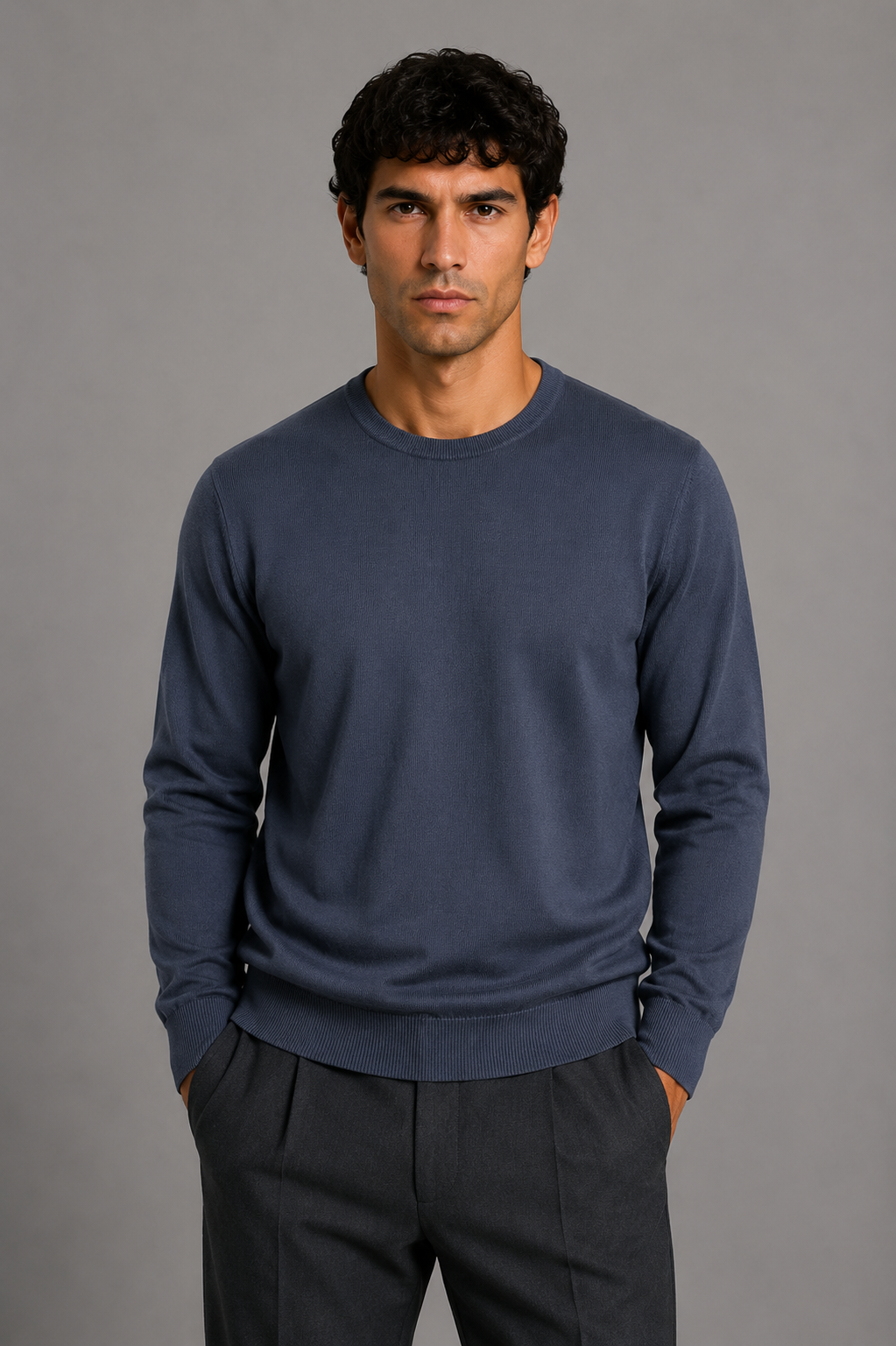Planet Grid Girocollo in Cotone