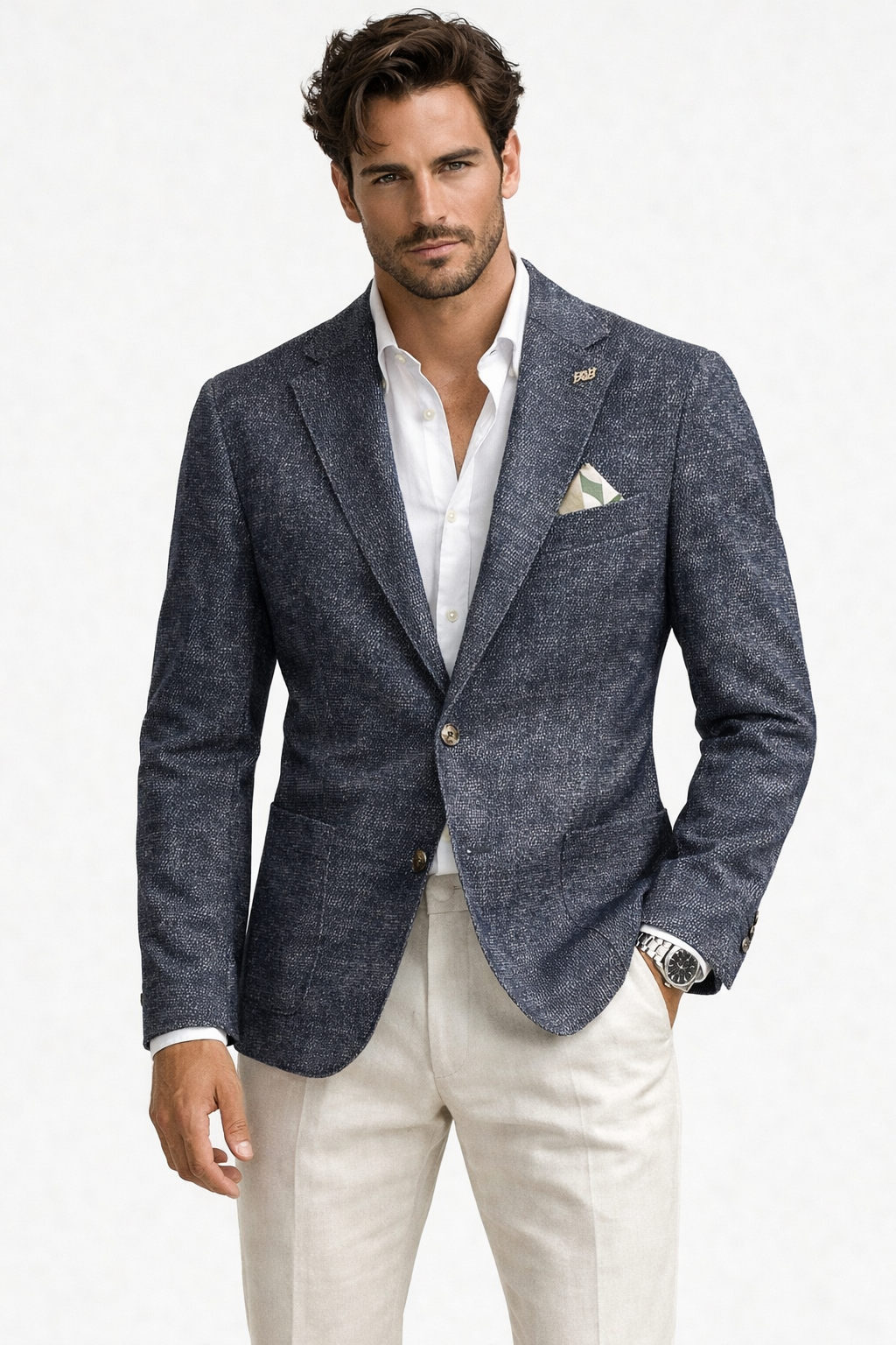 BOB Giacca in maglia melange