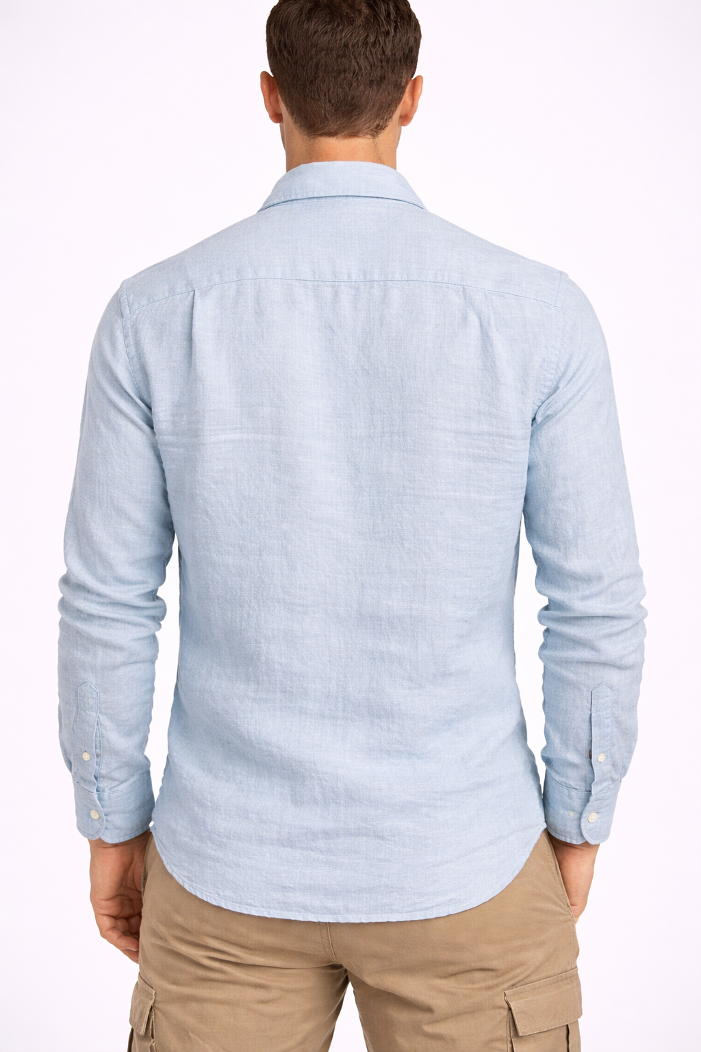 riviera camicia ricamata in lino