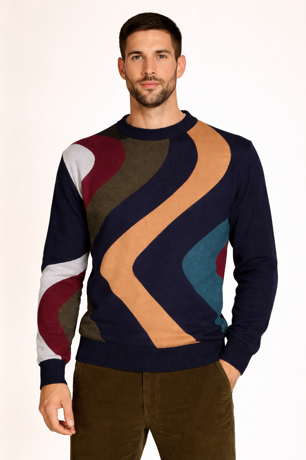 BOB girocollo con fantasia