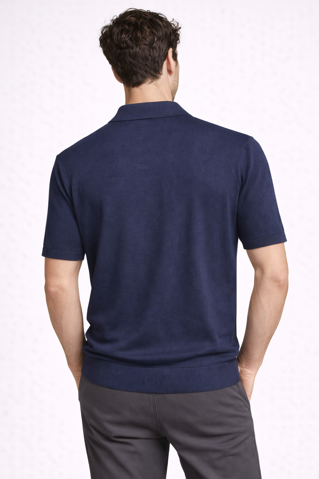 MASQ polo m/c con bottoni