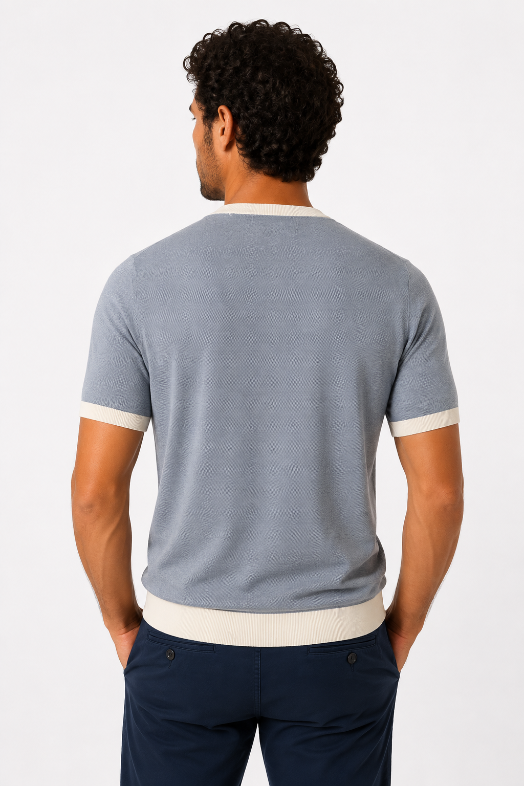 MASQ T-shirt lavorazione girocollo