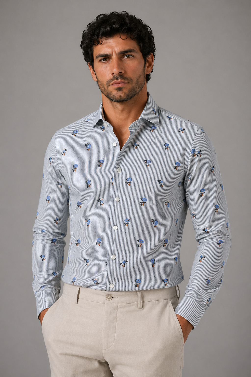 Alessandro Lamura Camicia con fiori