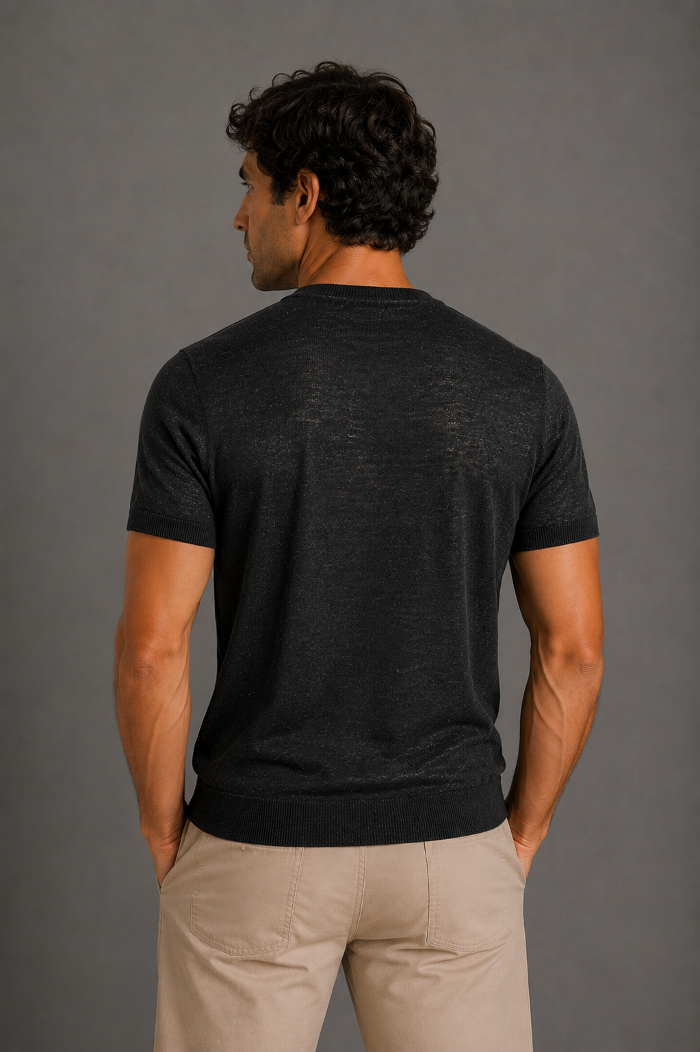 MASQ T-shirt in puro Lino