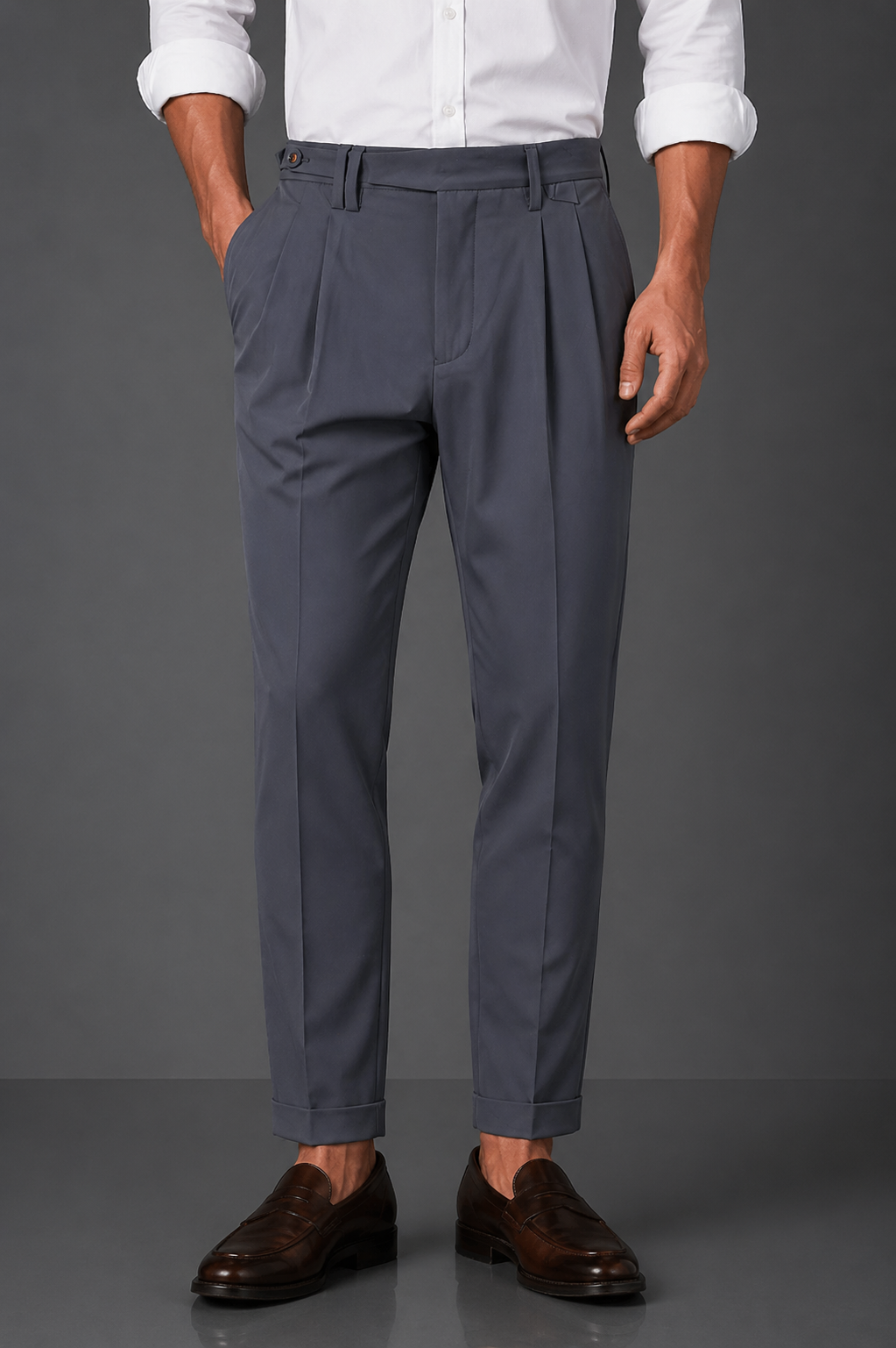 Markup Pantalone con Doppie Pence