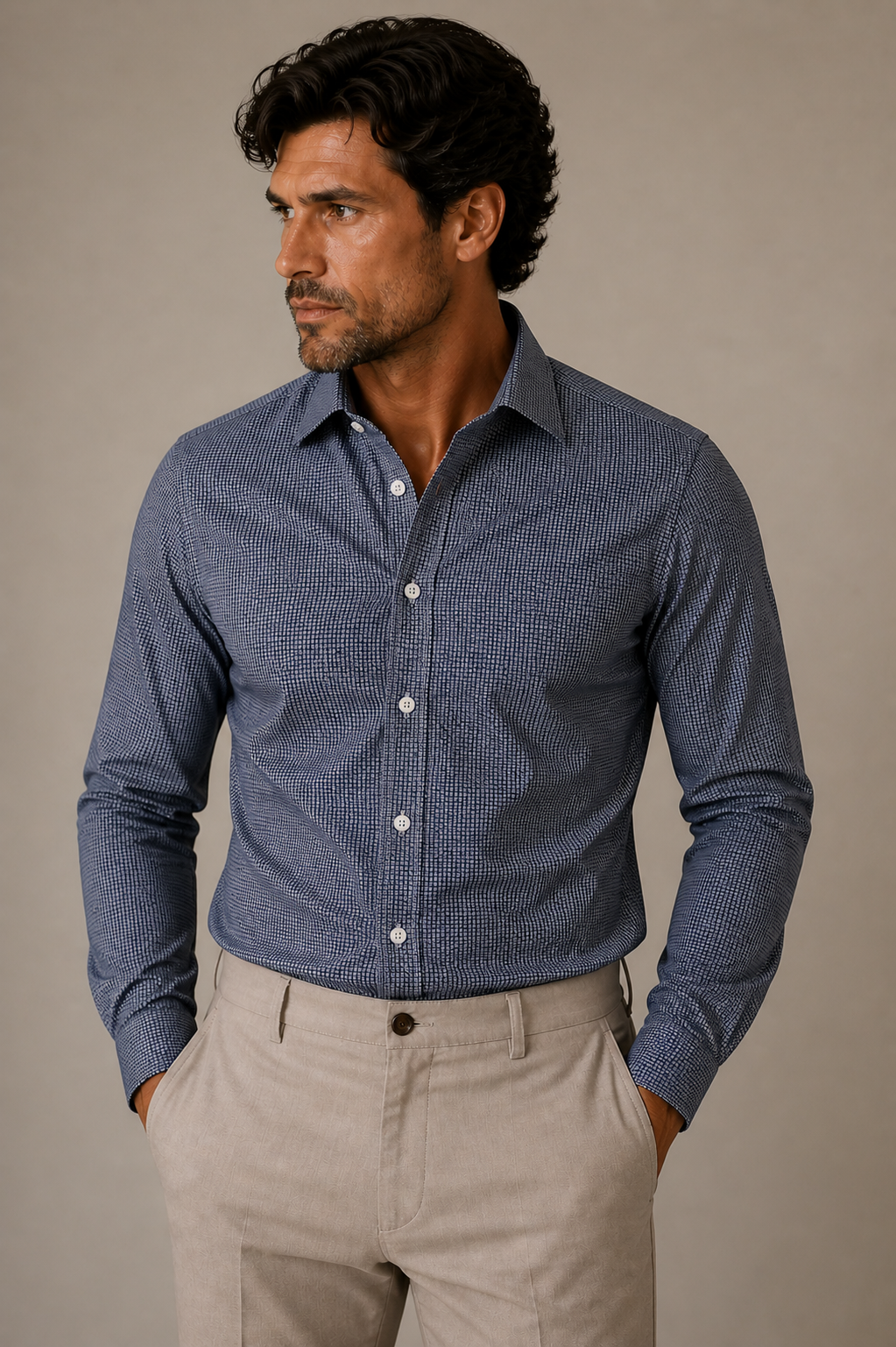 Giglio Milano Camicia con microlavorazione