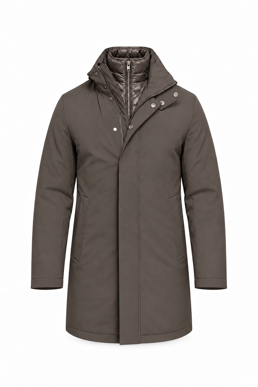 Montecore cappotto imbottito in piuma d'anatra