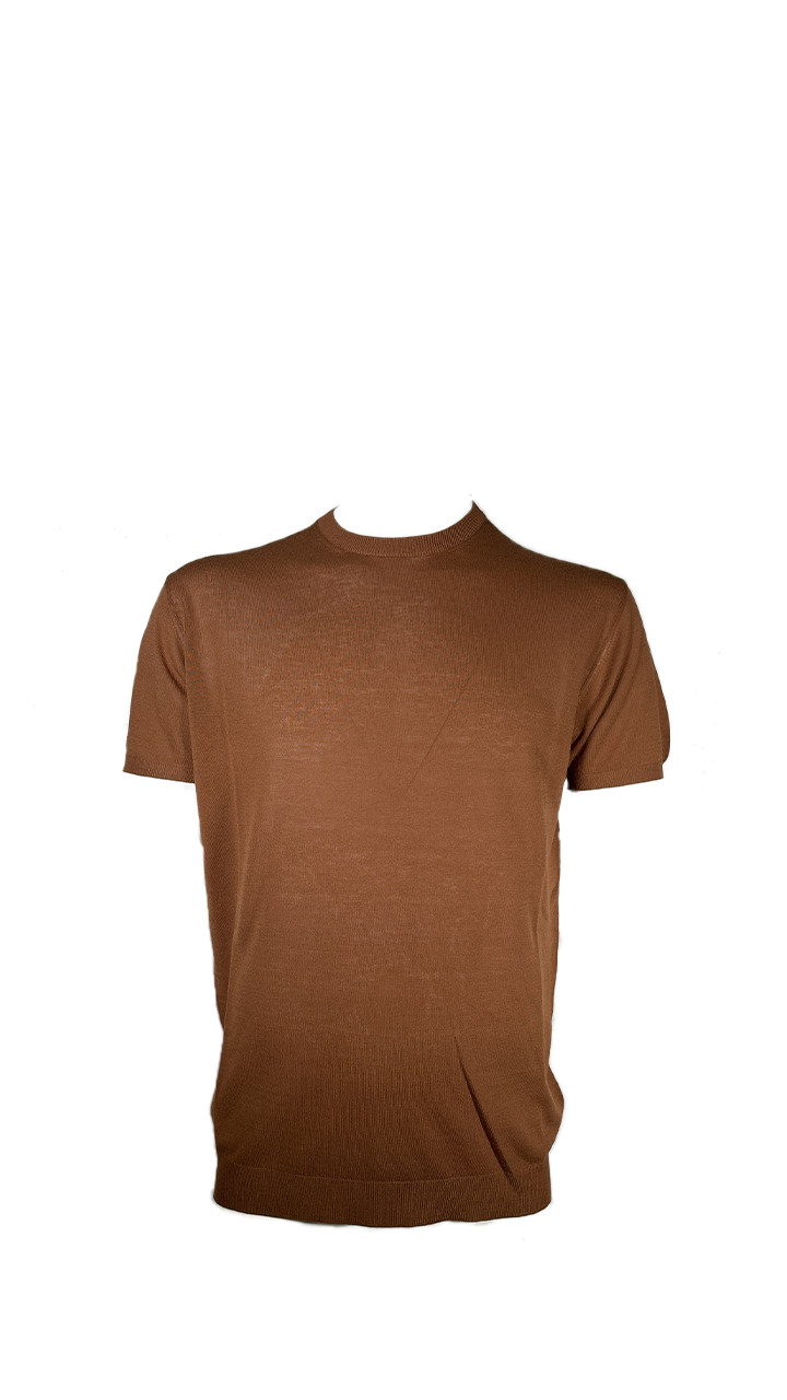 Blu Cashmere T-shirt monocolore