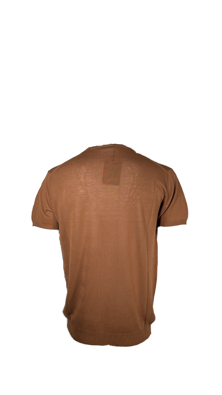 Blu Cashmere T-shirt monocolore