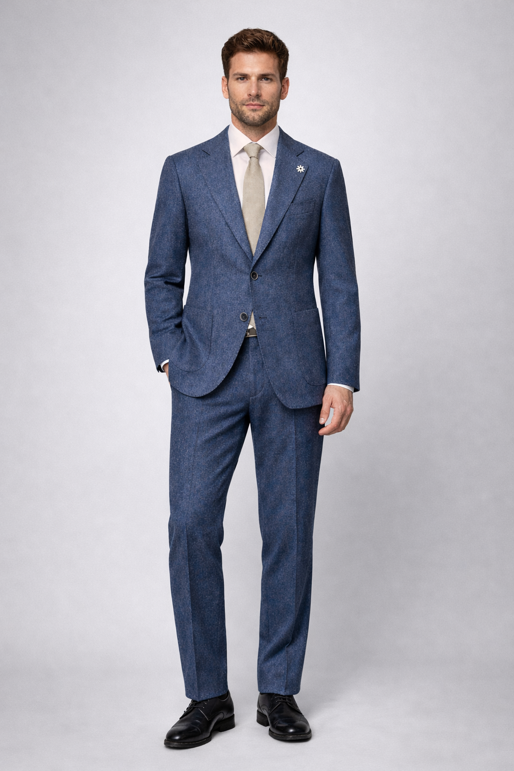 Giglio Milano abito melange mono petto