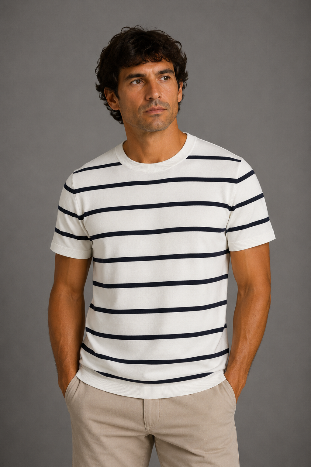 MQJ T-shirt a righe