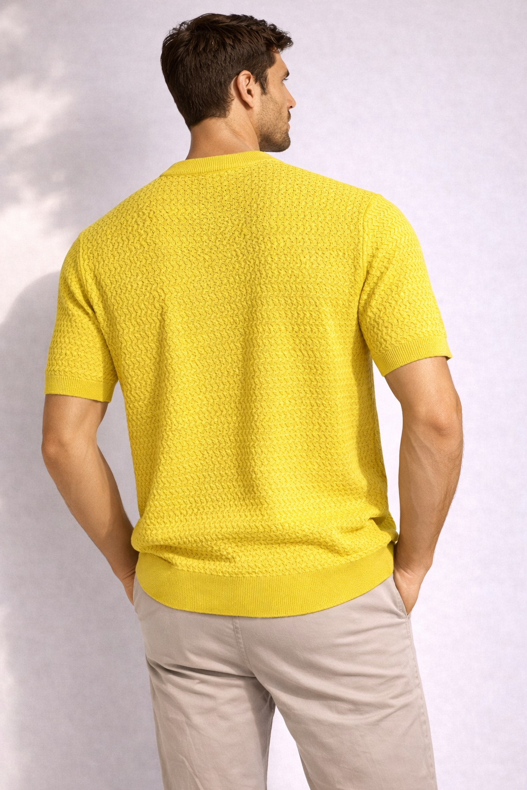 MASQ girocollo traforato in cotone