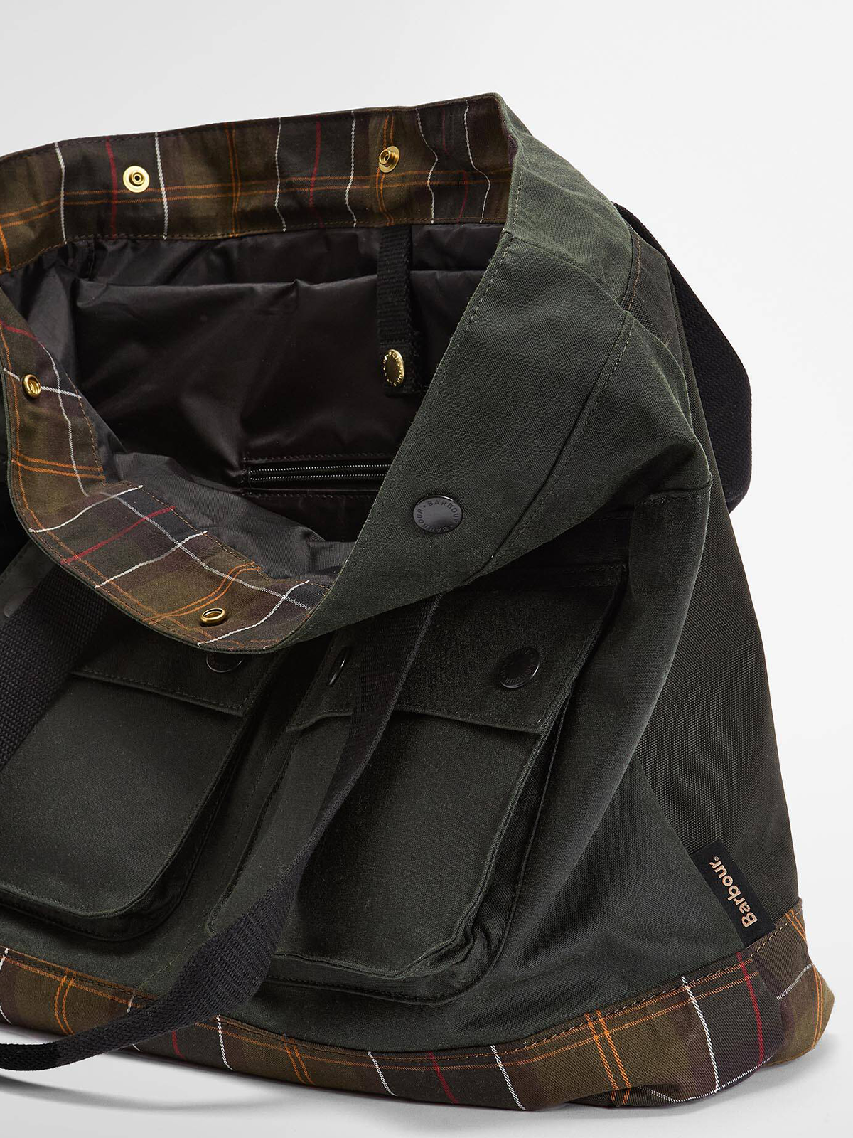 Barbour field wax tote bag