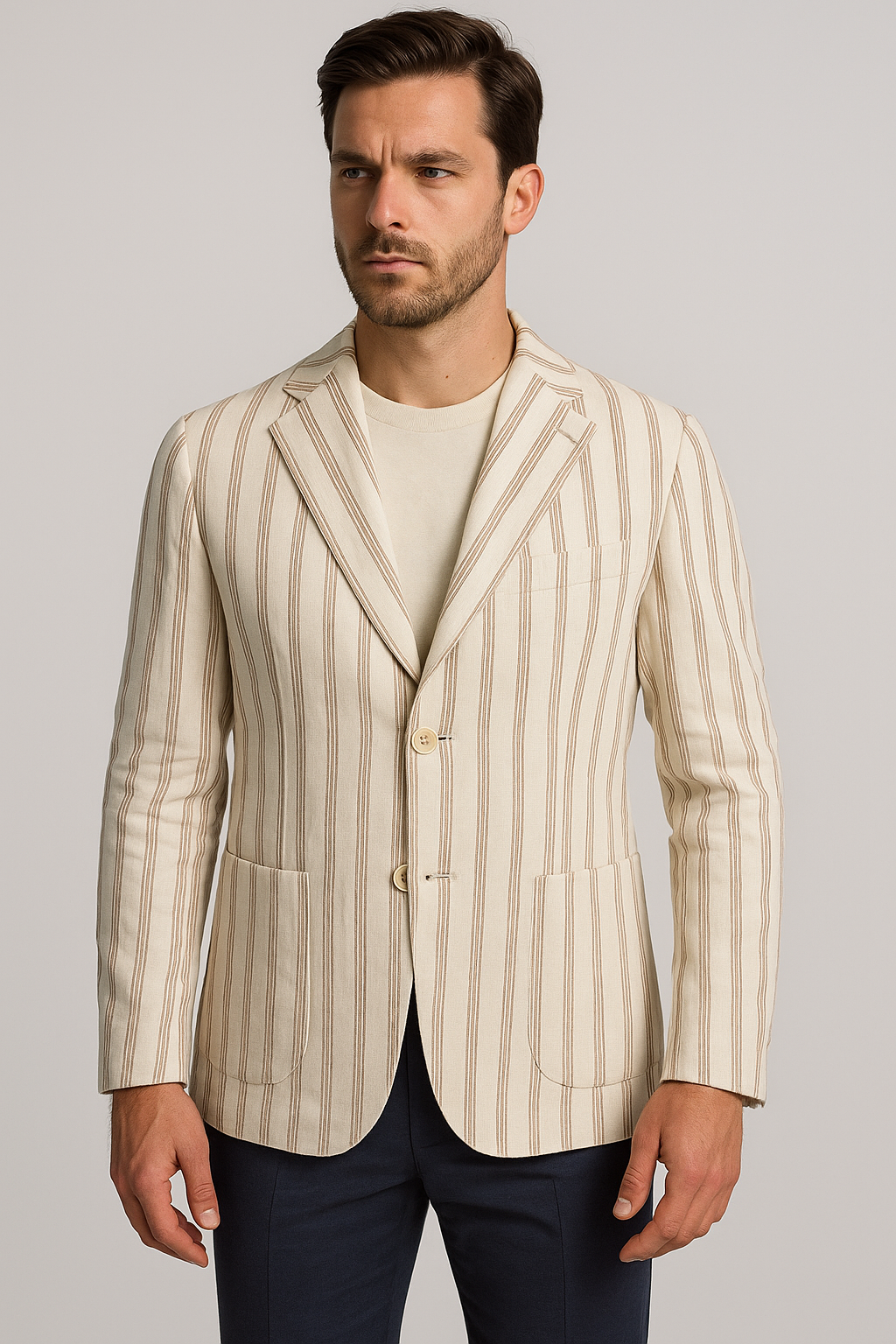 Paul Miranda Giacca rigata