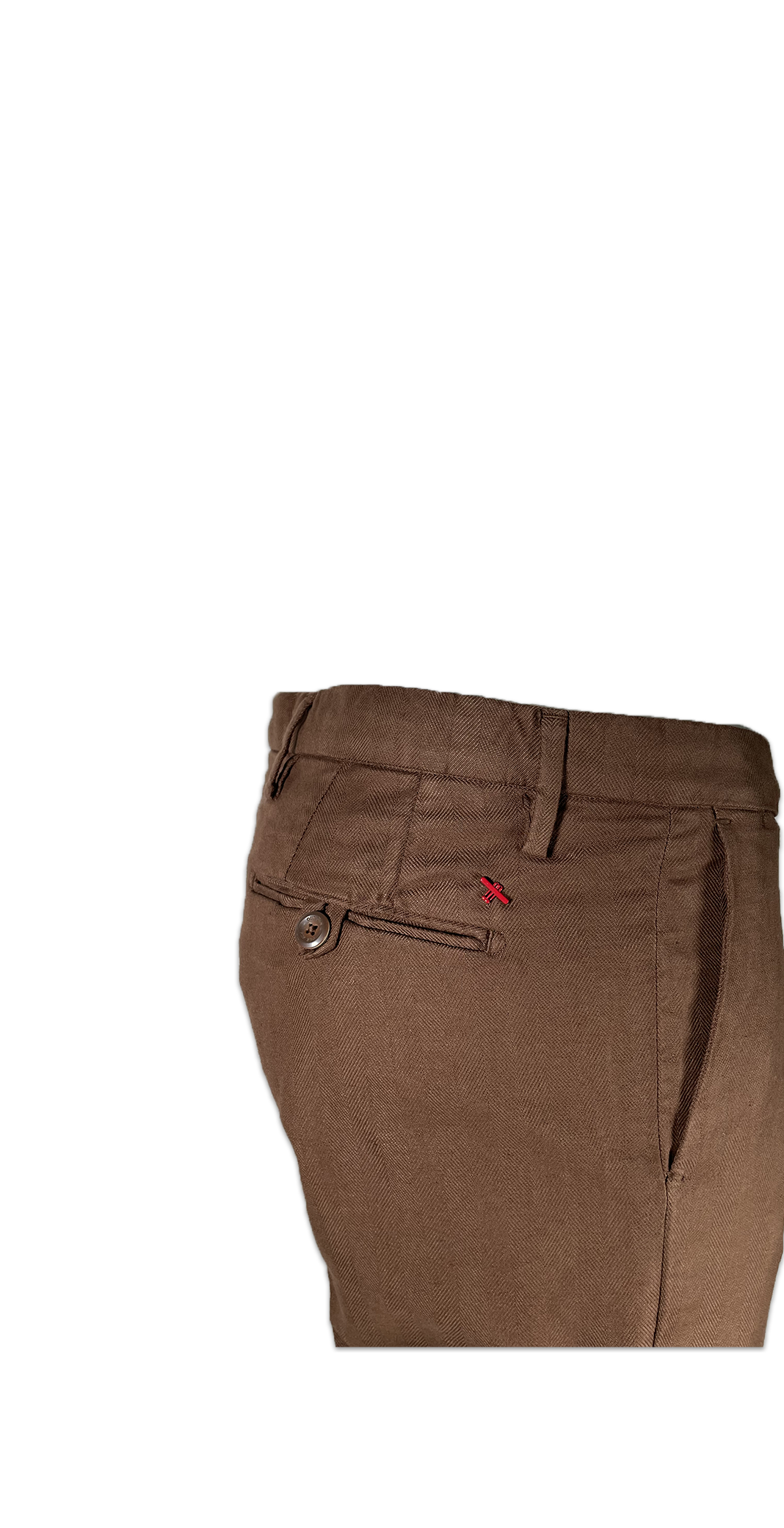 OUR FLAY Pantalone spigato colore su colore