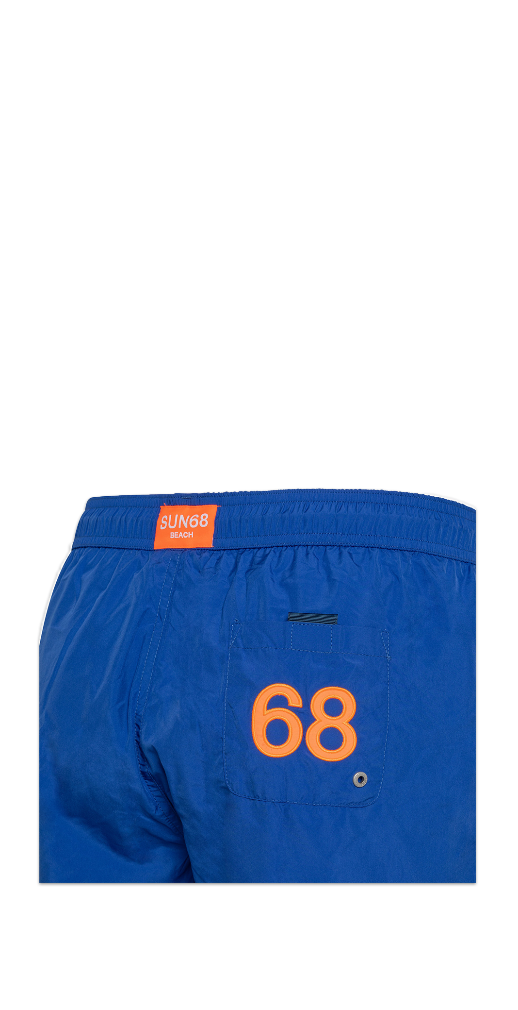 Sun68 SWIM PANT con LOGO FLUO