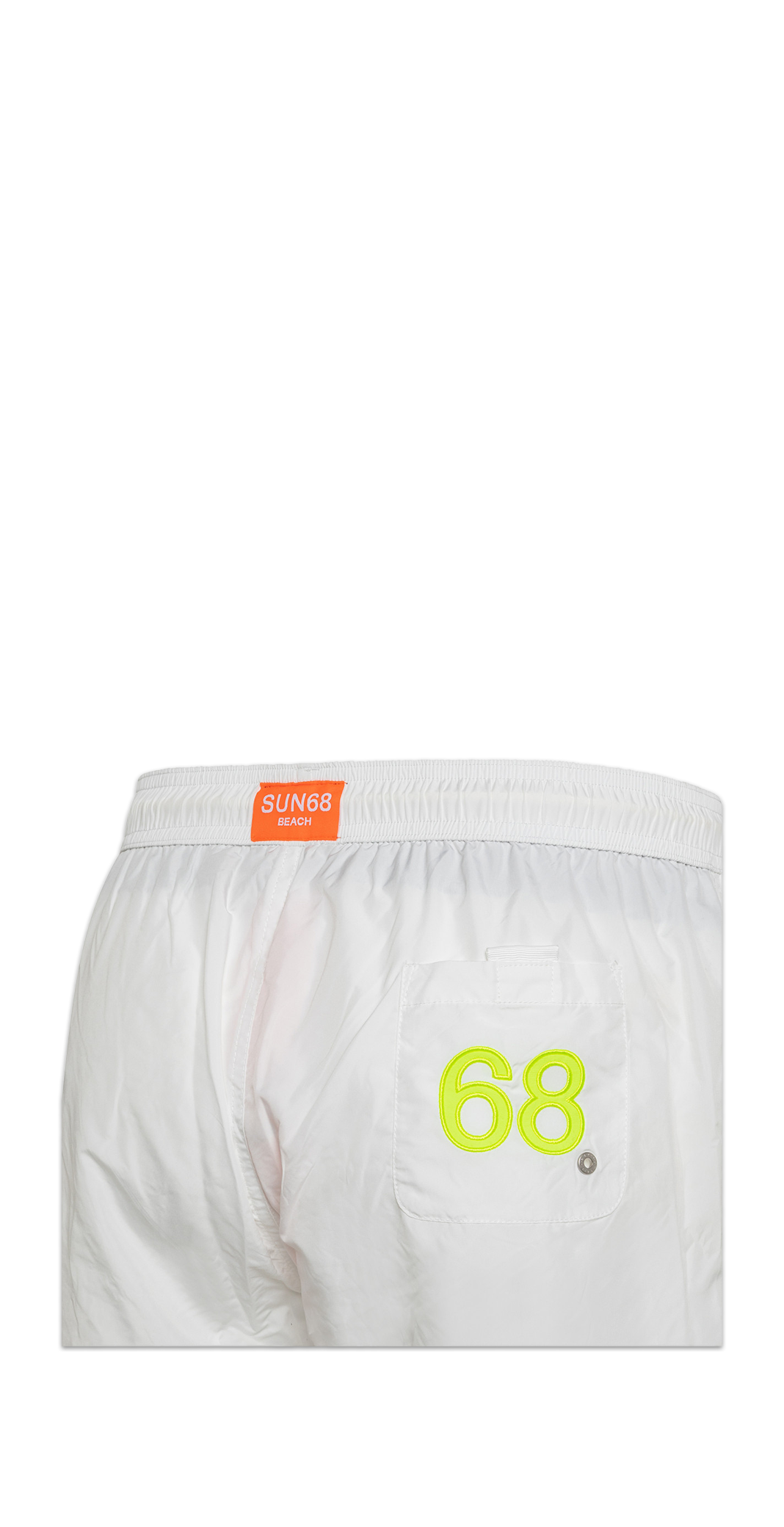 Sun68 SWIM PANT con LOGO FLUO