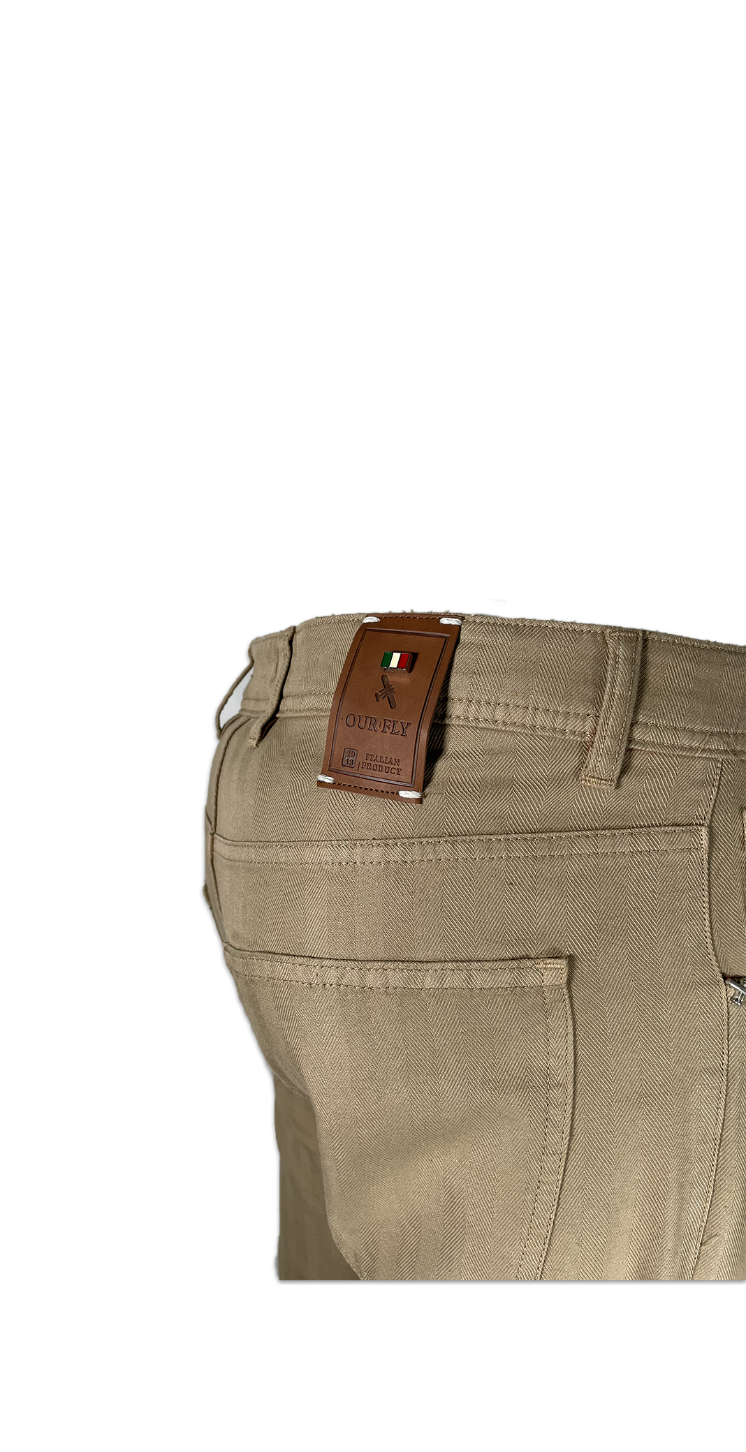 OUR FLAY Pantalone con microlavorazione colore su colore