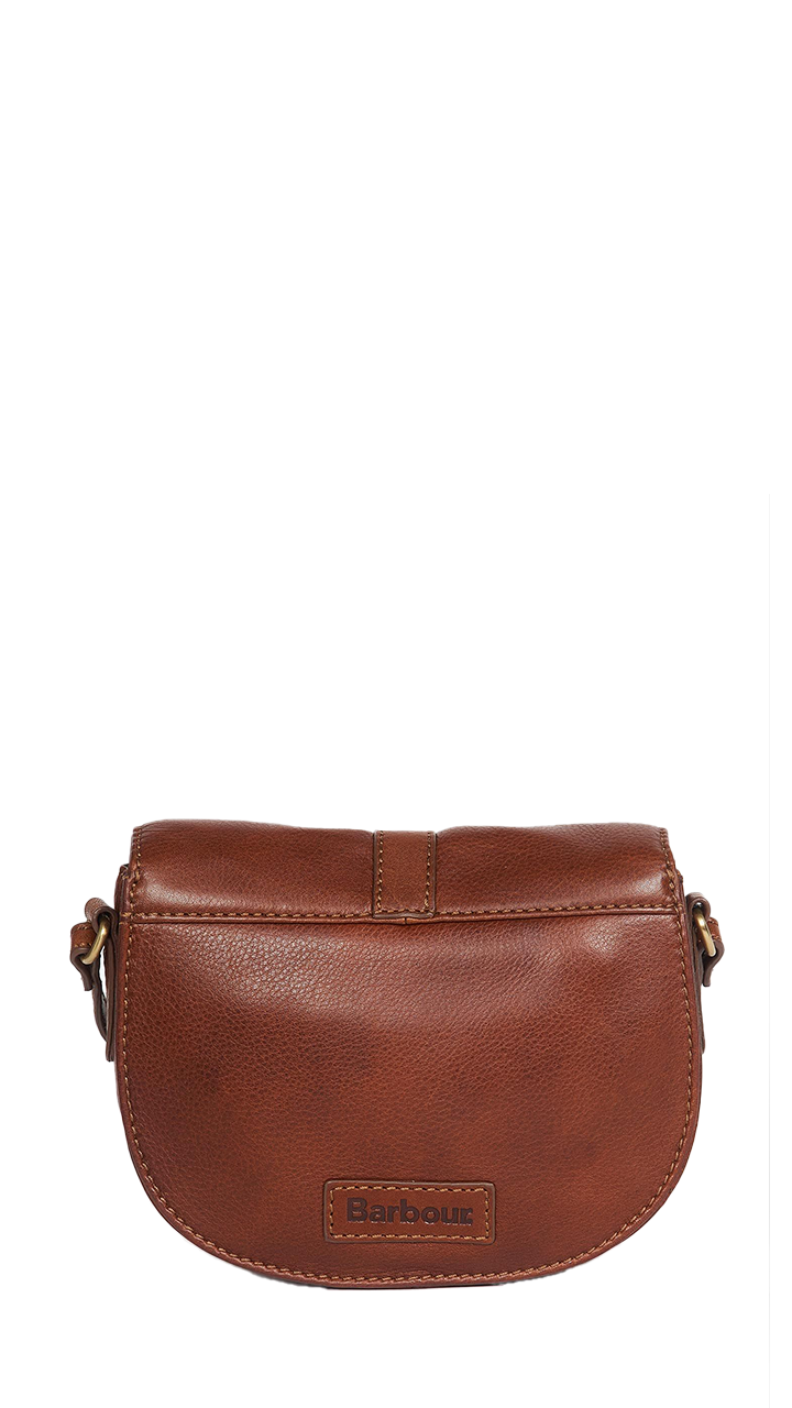 Barbour Laire leather saddle bag