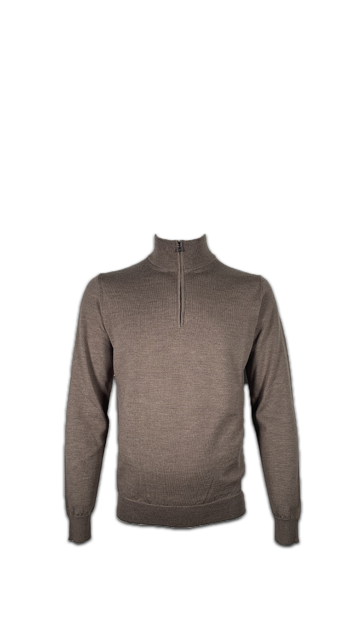 MASQ Lupetto con mezza zip