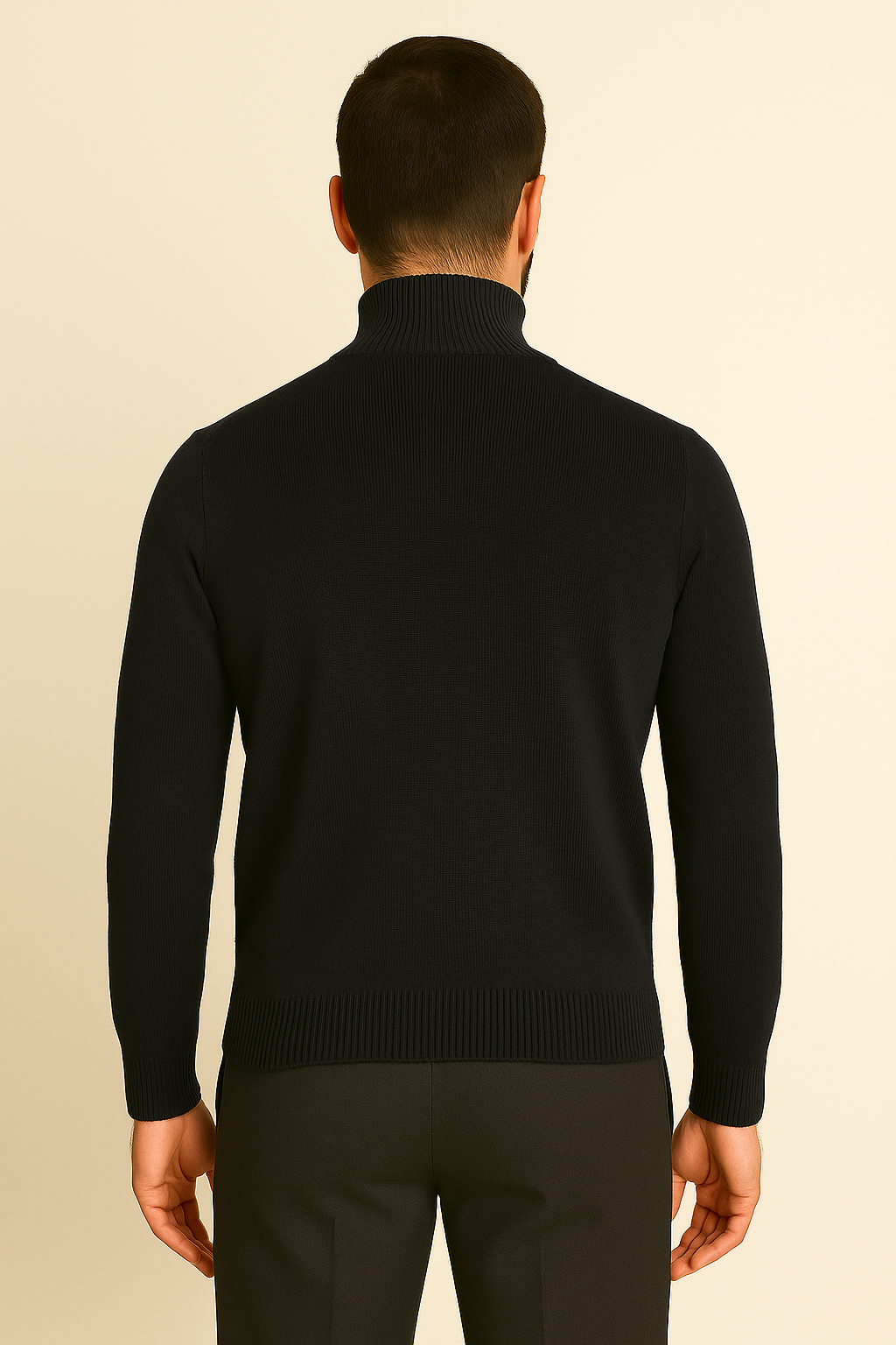 MASQ Lupetto con mezza zip