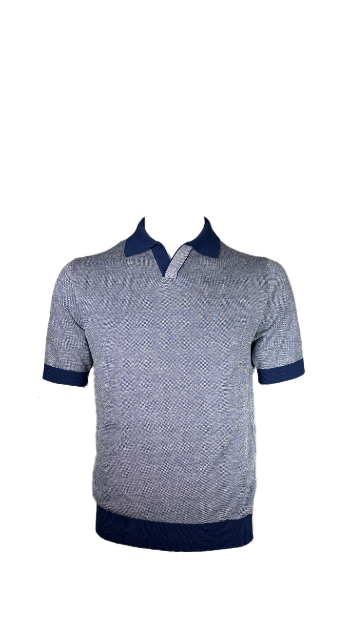 MASQ M2026 Polo m/c senza bottoni Uomo