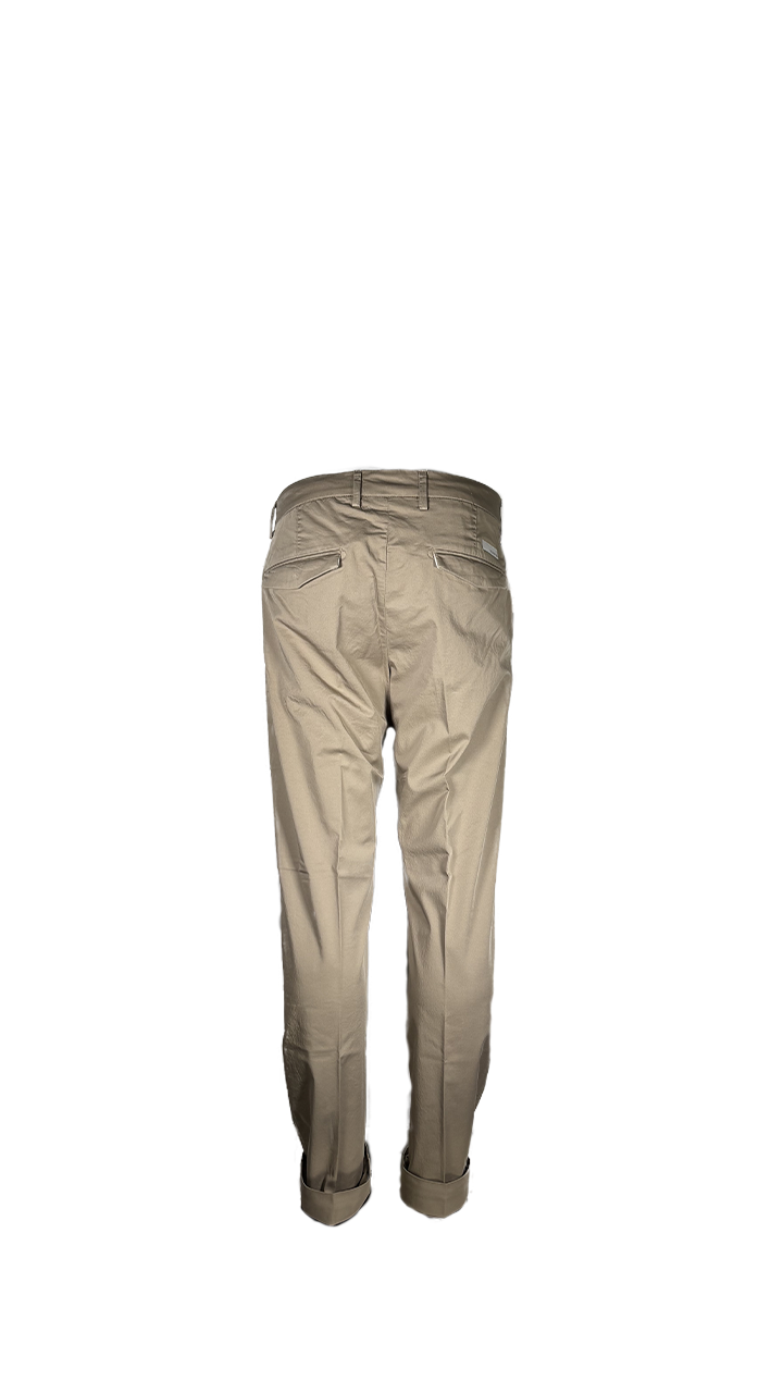 Teleria Zed Pantalone Rasatello di Cotone