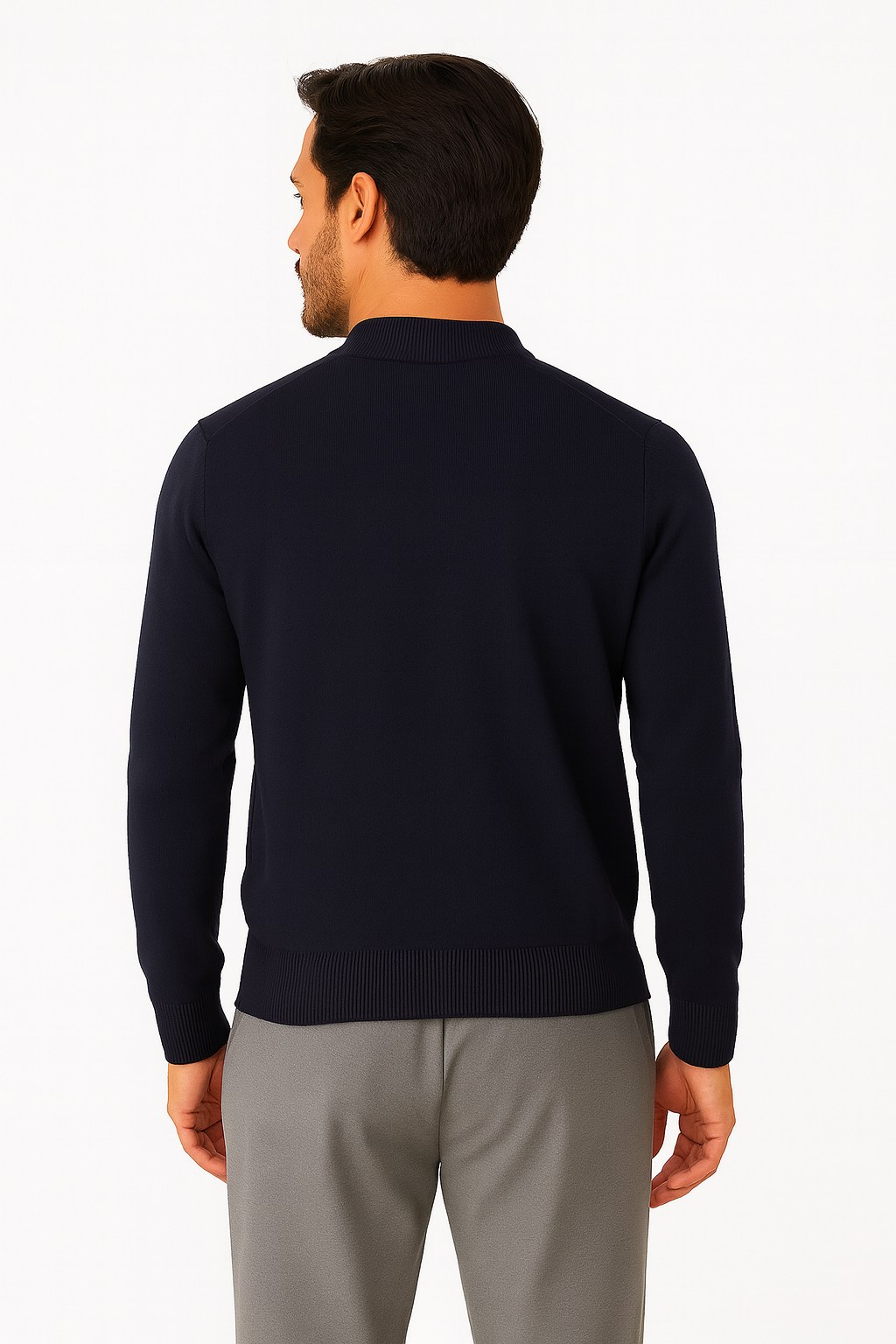 MASQ Cardigan collo alto