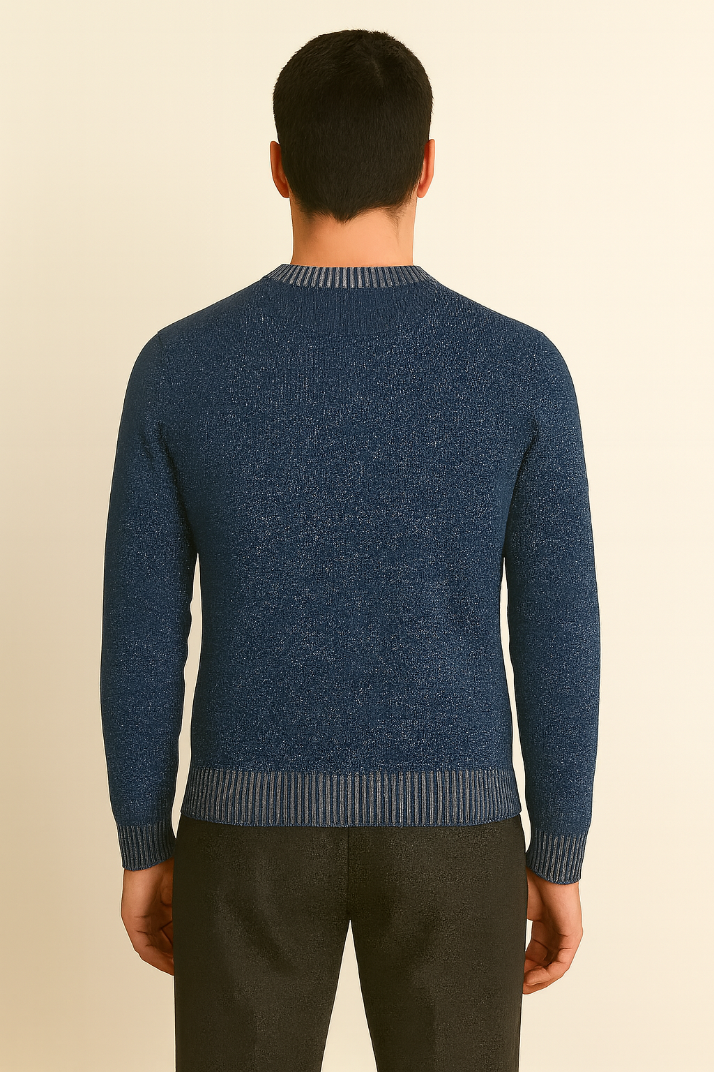 MASQ Maglione effetto tweed