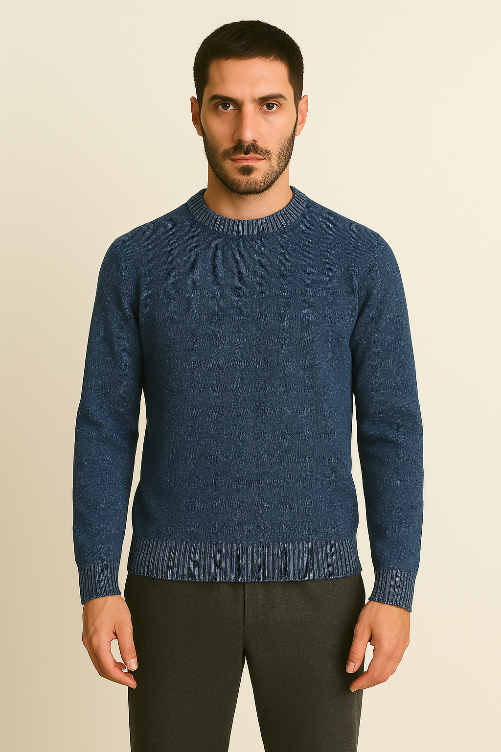 MASQ Maglione effetto tweed