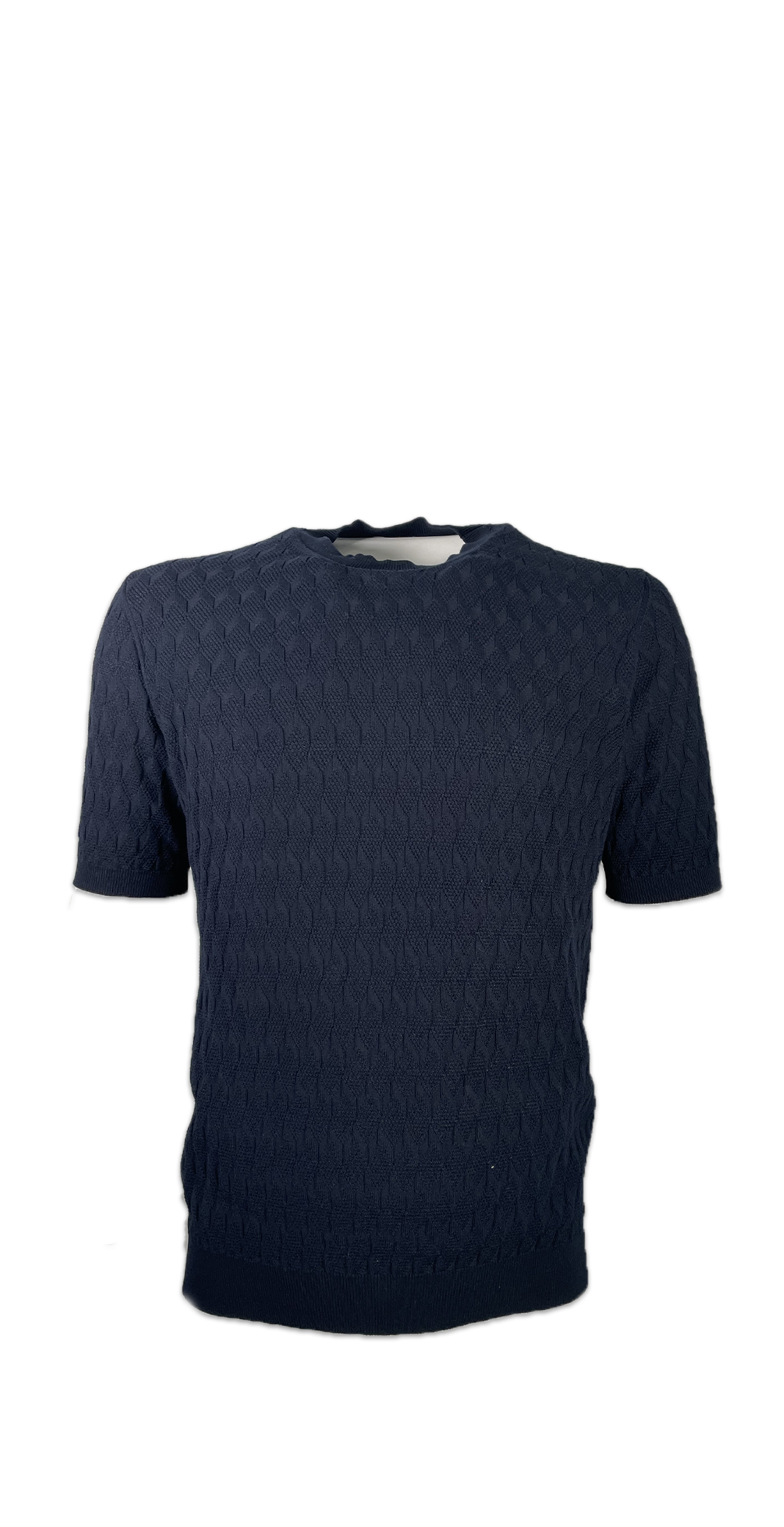 MASQ T-shirt con trama operata
