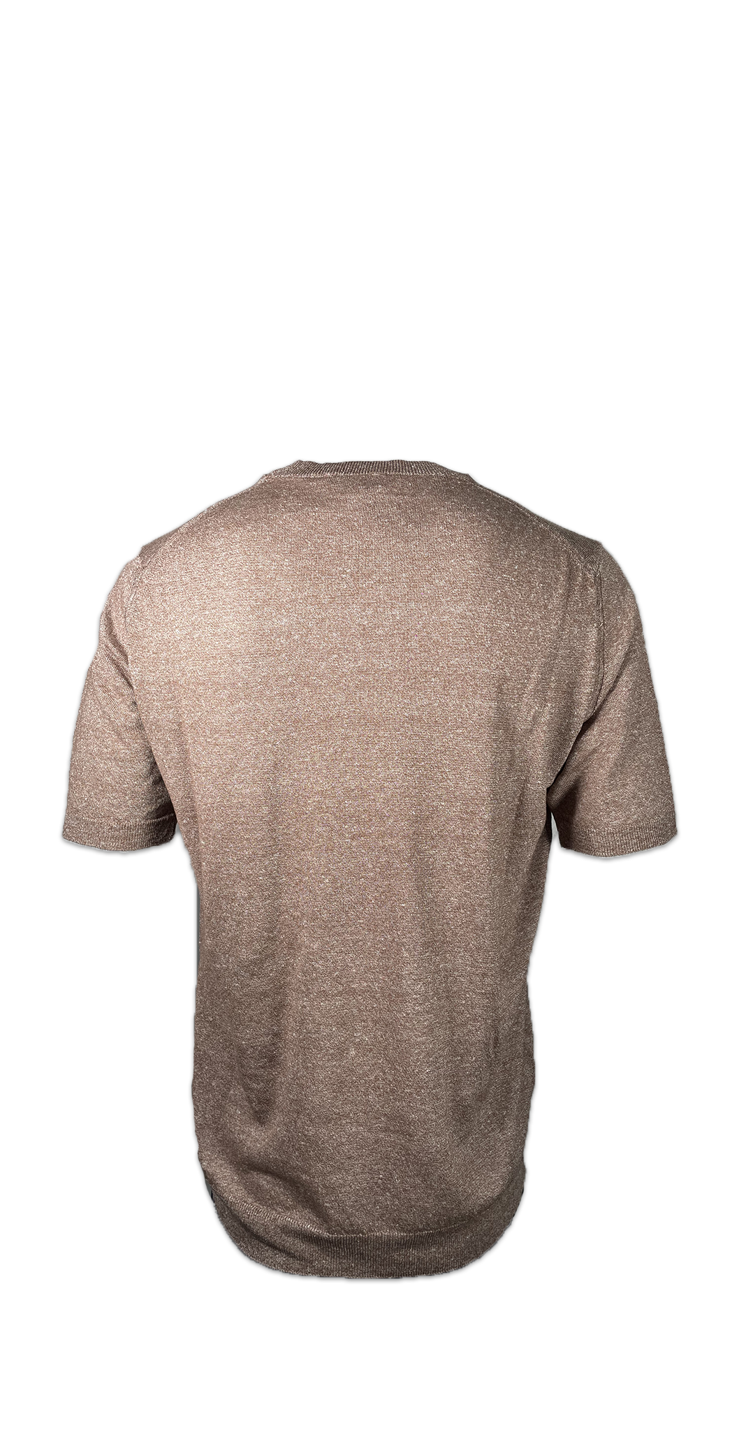 MASQ T-shirt in Misto Lino Monocromo
