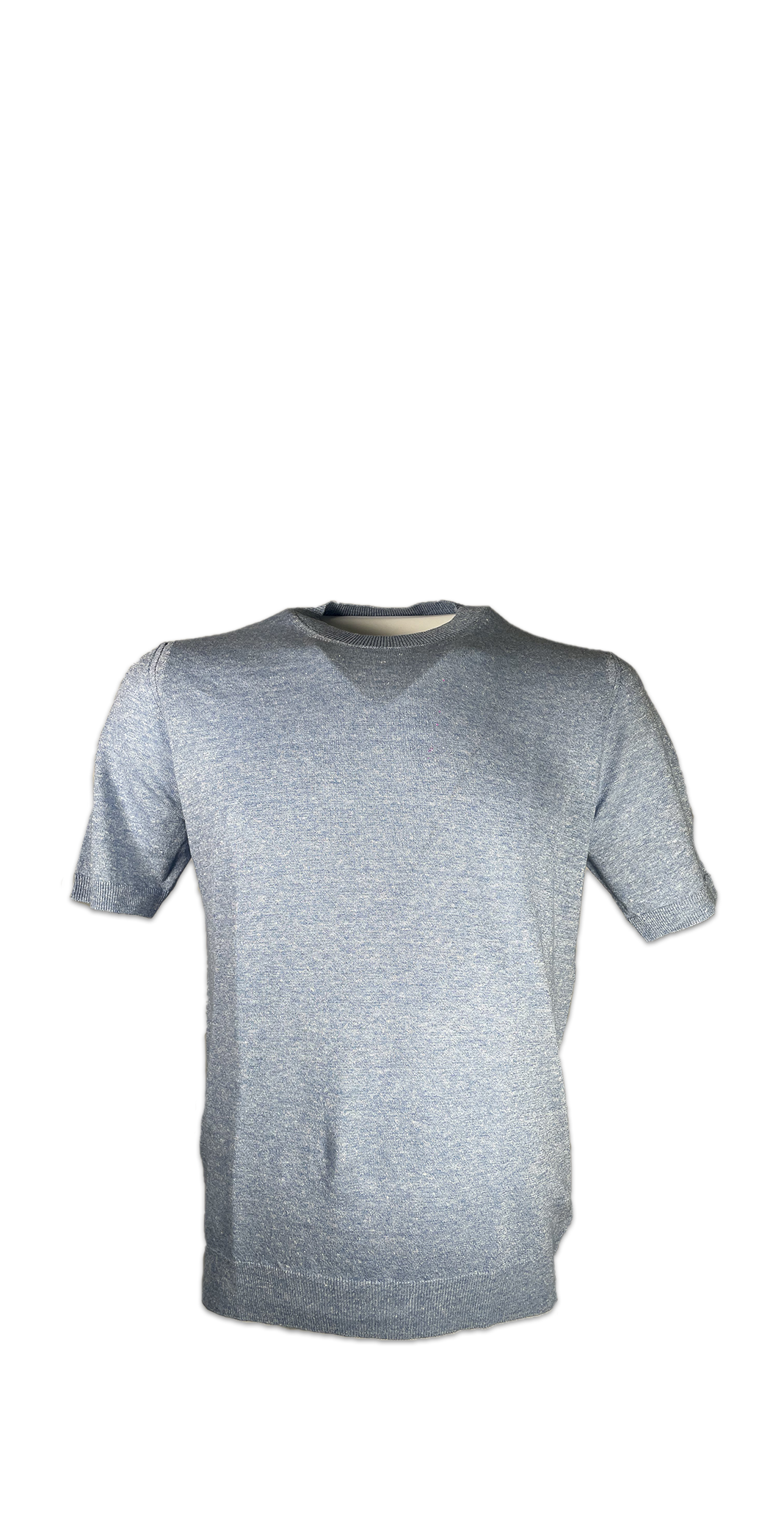 MASQ T-shirt in Misto Lino Monocromo