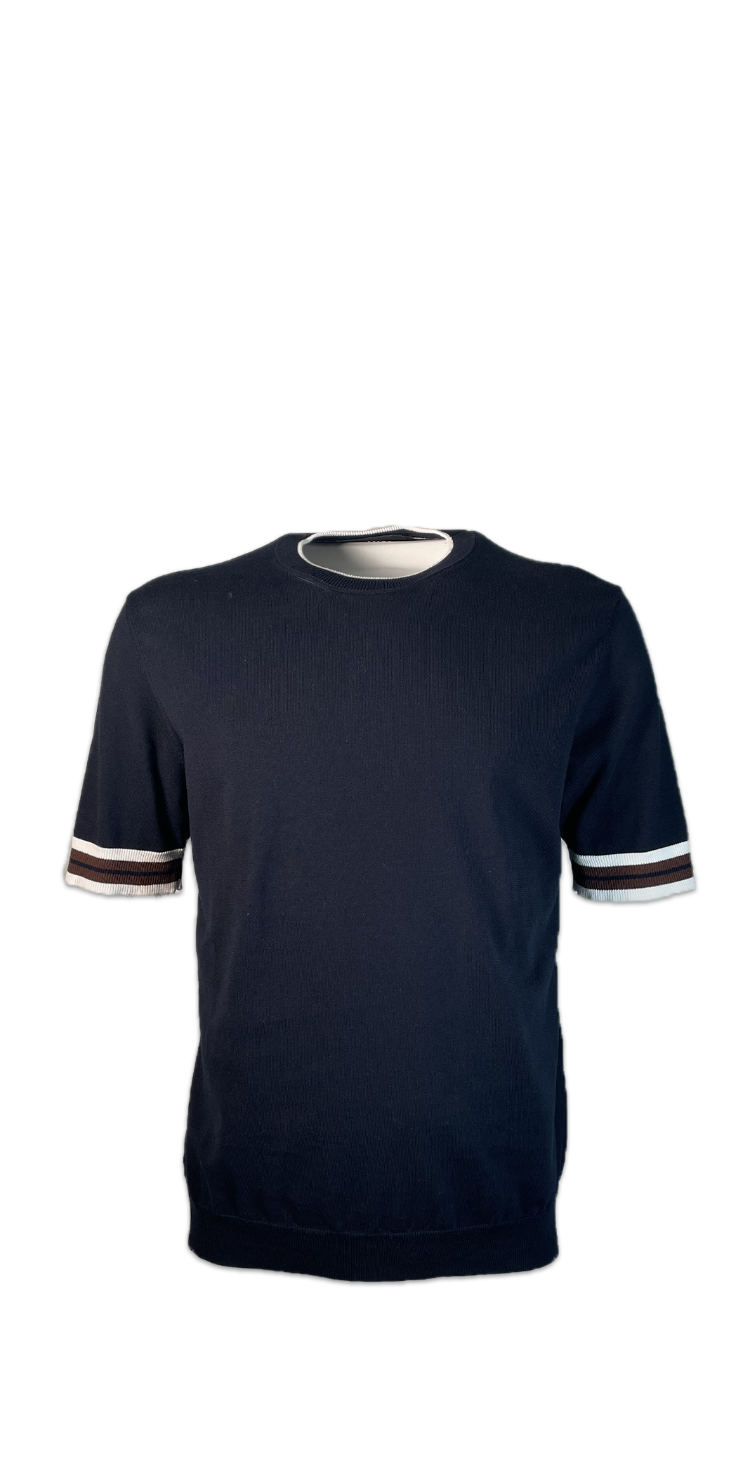 MASQ T-shirt con polsini colorati