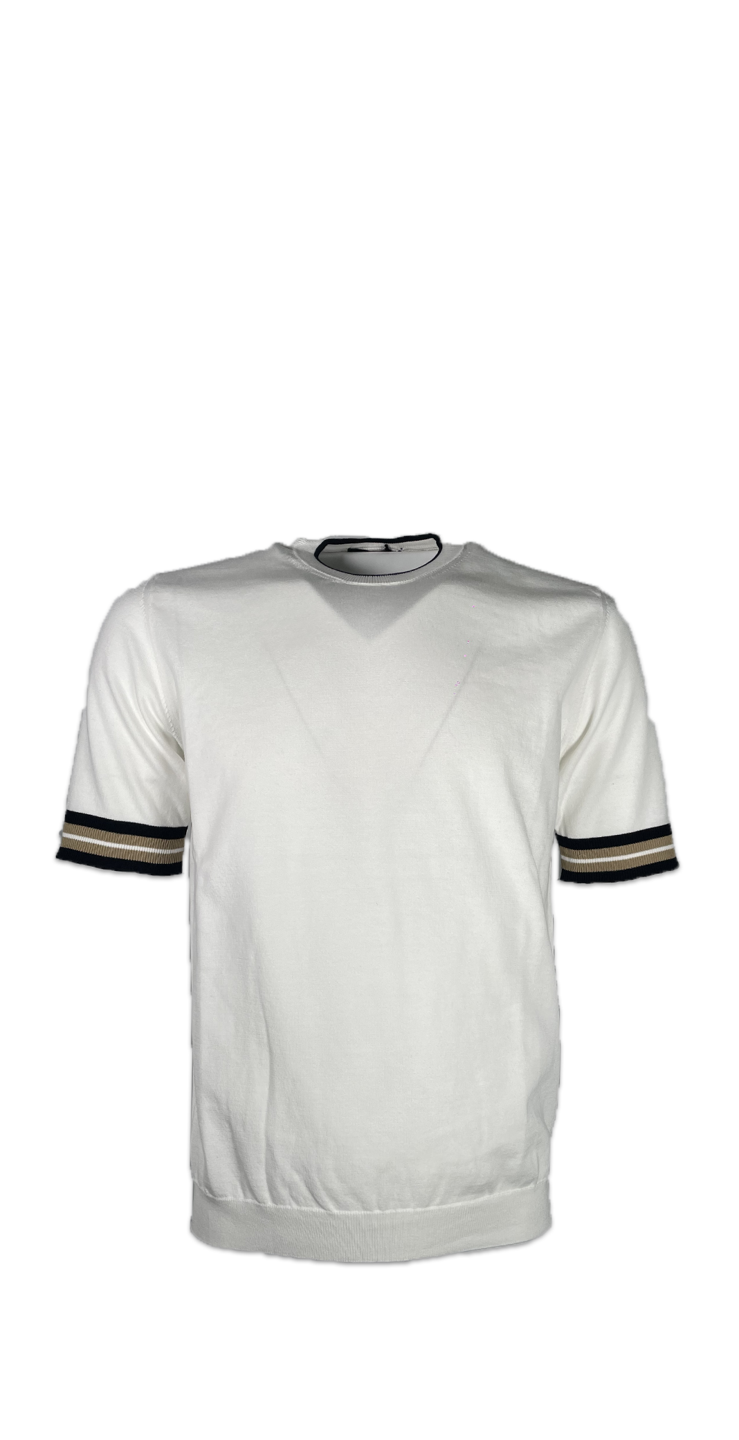 MASQ T-shirt con polsini colorati