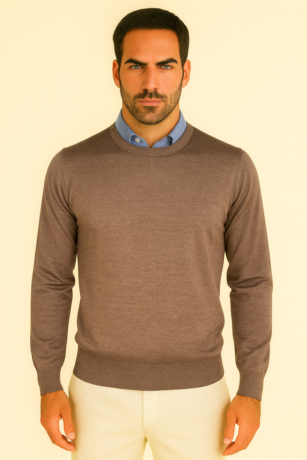 MASQ Girocollo in Seta e lana