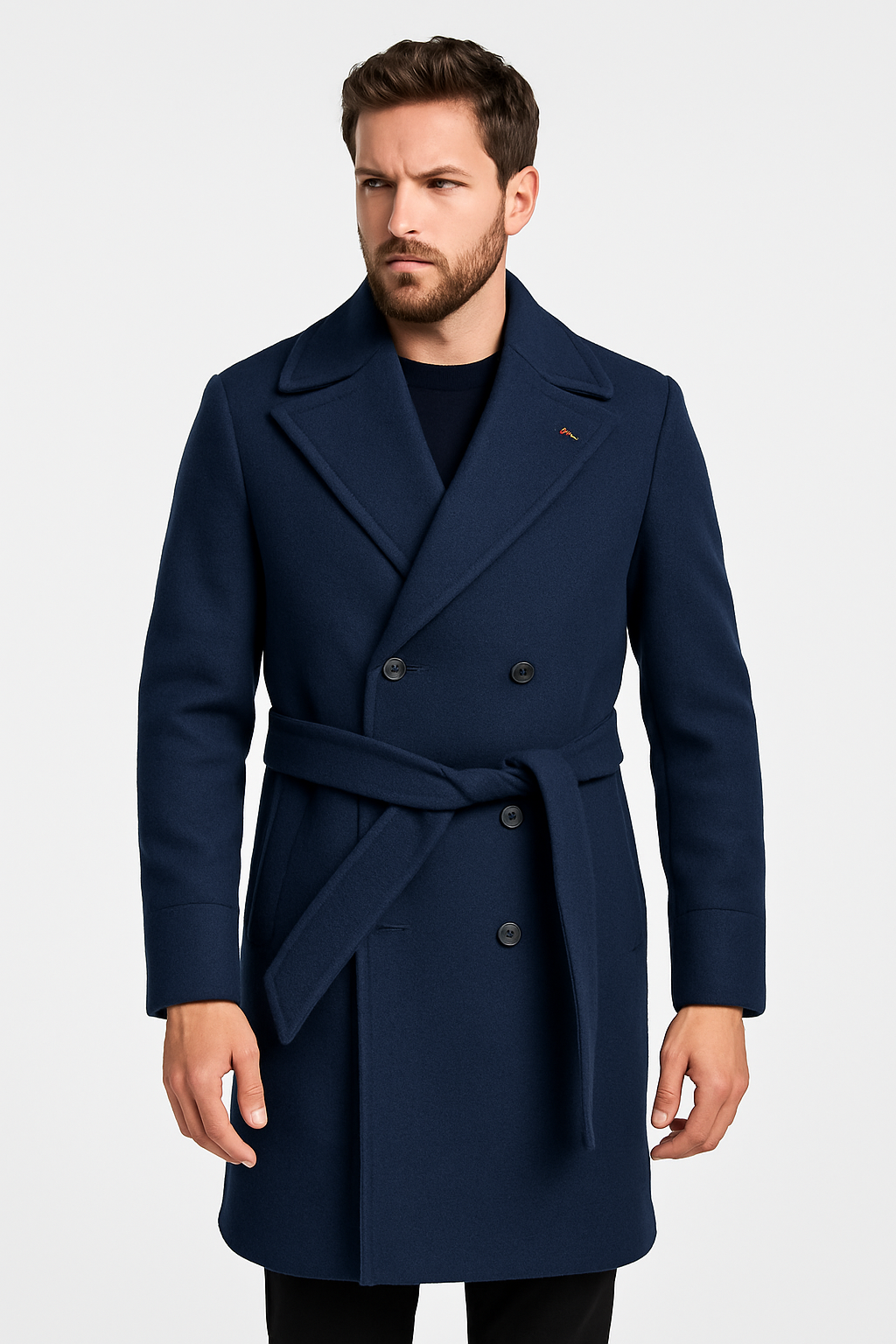 OVER D Cappotto con cintura