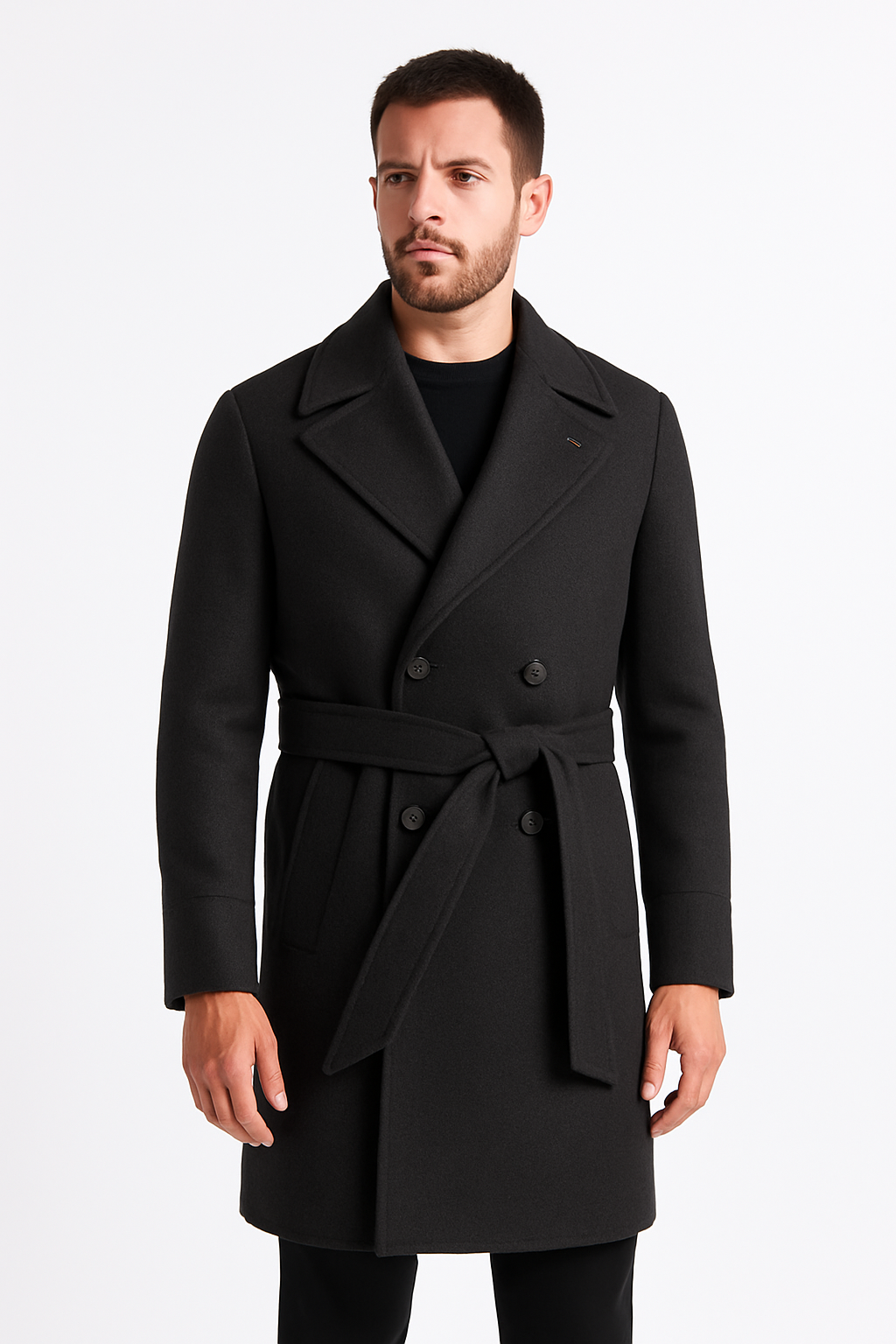 OVER D Cappotto con cintura