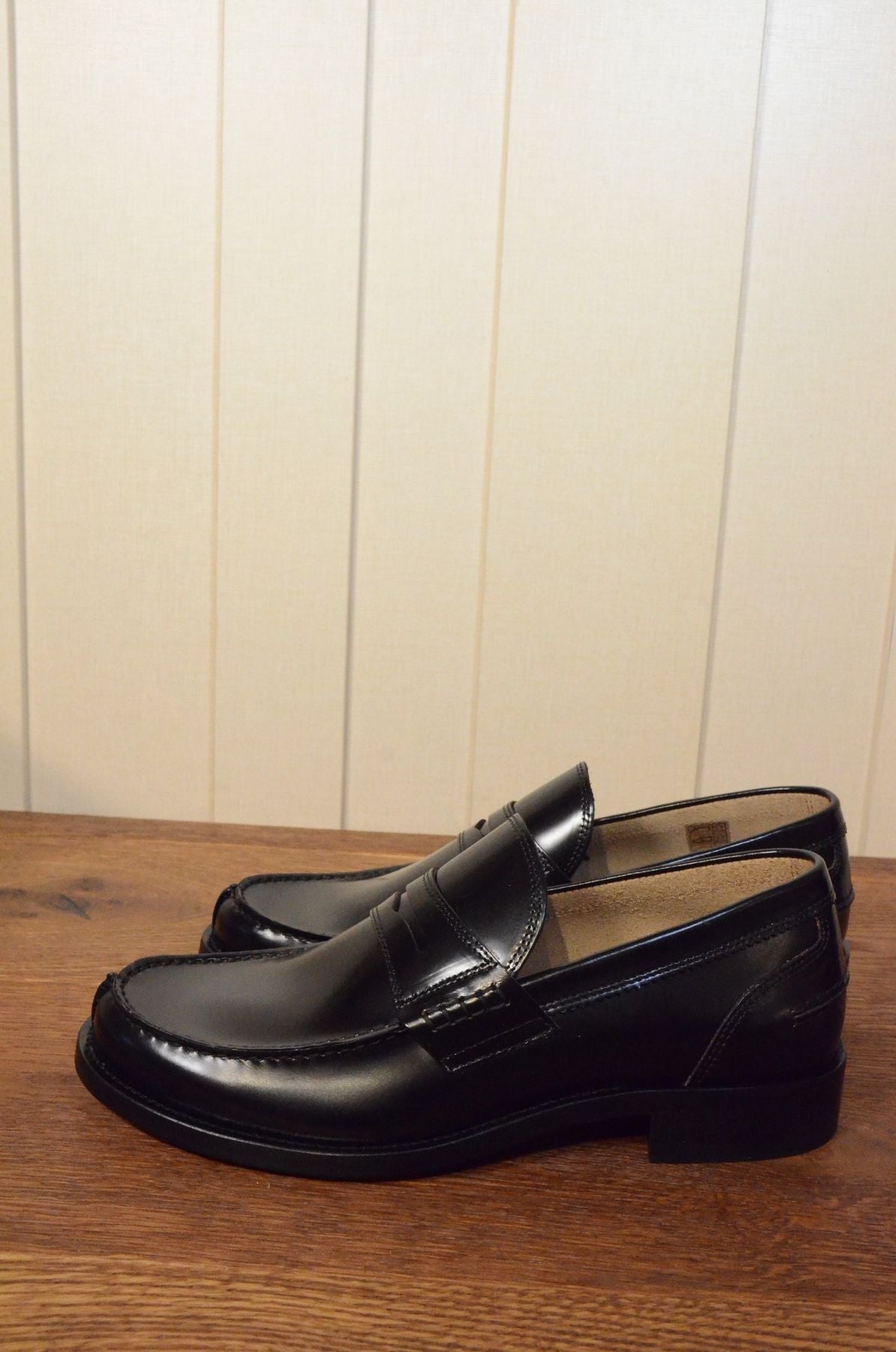 Tom Merritt Gloss Mocassino Made in Italy, vero cuoio, modello collage