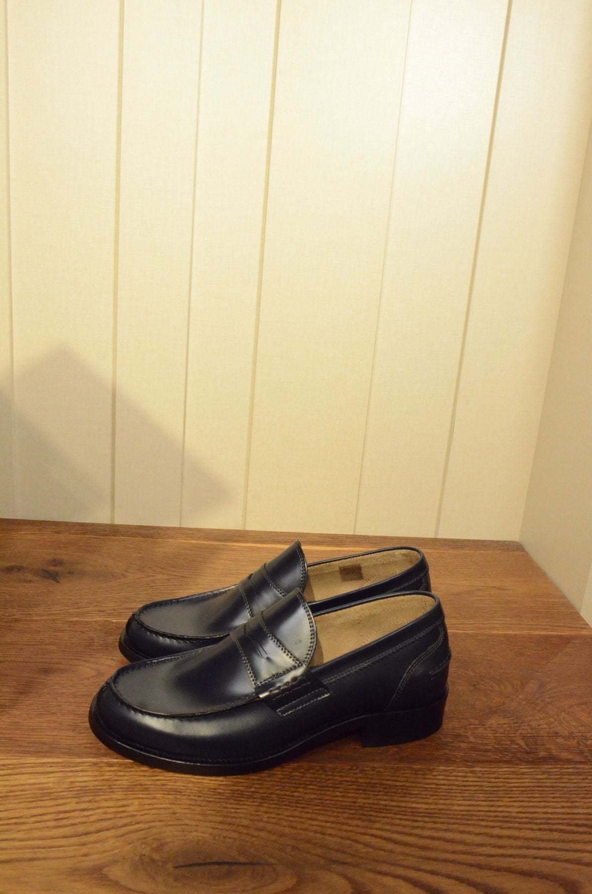 Tom Merritt Gloss Mocassino Made in Italy, vero cuoio, modello collage