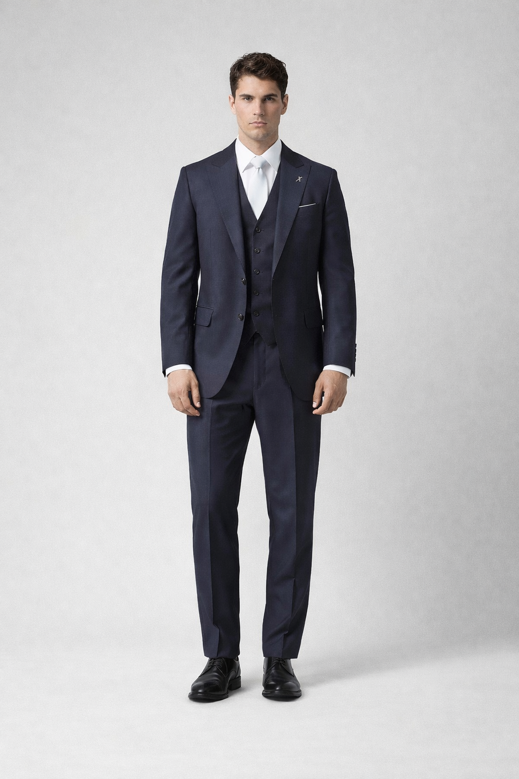 Sartoria Massacri abito con gilet Napolin/P700