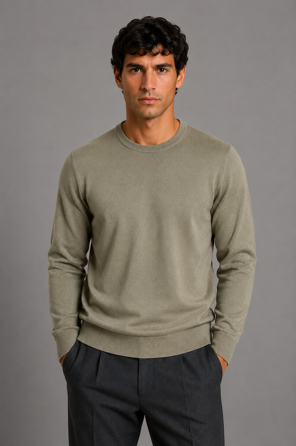 Planet Grid Girocollo in Cotone